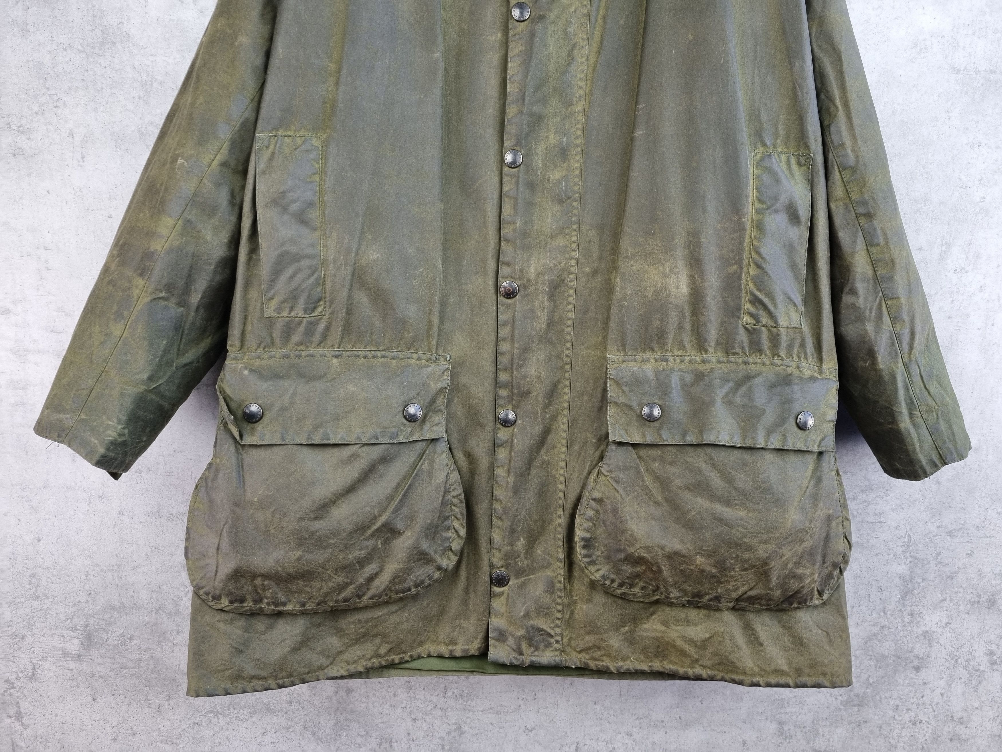 Barbour Waxed Barbour Border Parka England Corduroy Neck Jacket Size US L / EU 52-54 / 3 - 10 Thumbnail