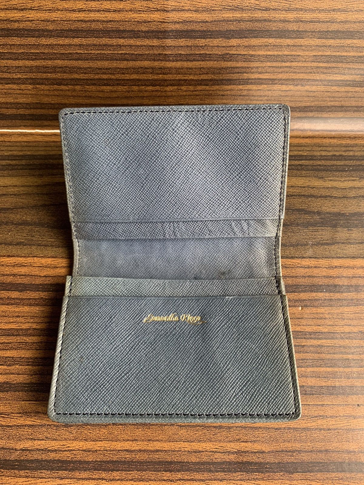 Vintage Samantha kingz Leather Card Holder small Wallet Bottega styl Size ONE SIZE - 5 Thumbnail
