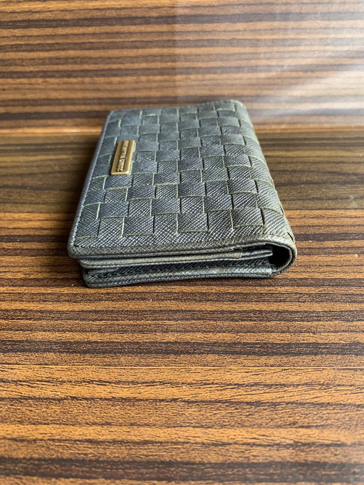 Vintage Samantha kingz Leather Card Holder small Wallet Bottega styl Size ONE SIZE - 3 Thumbnail