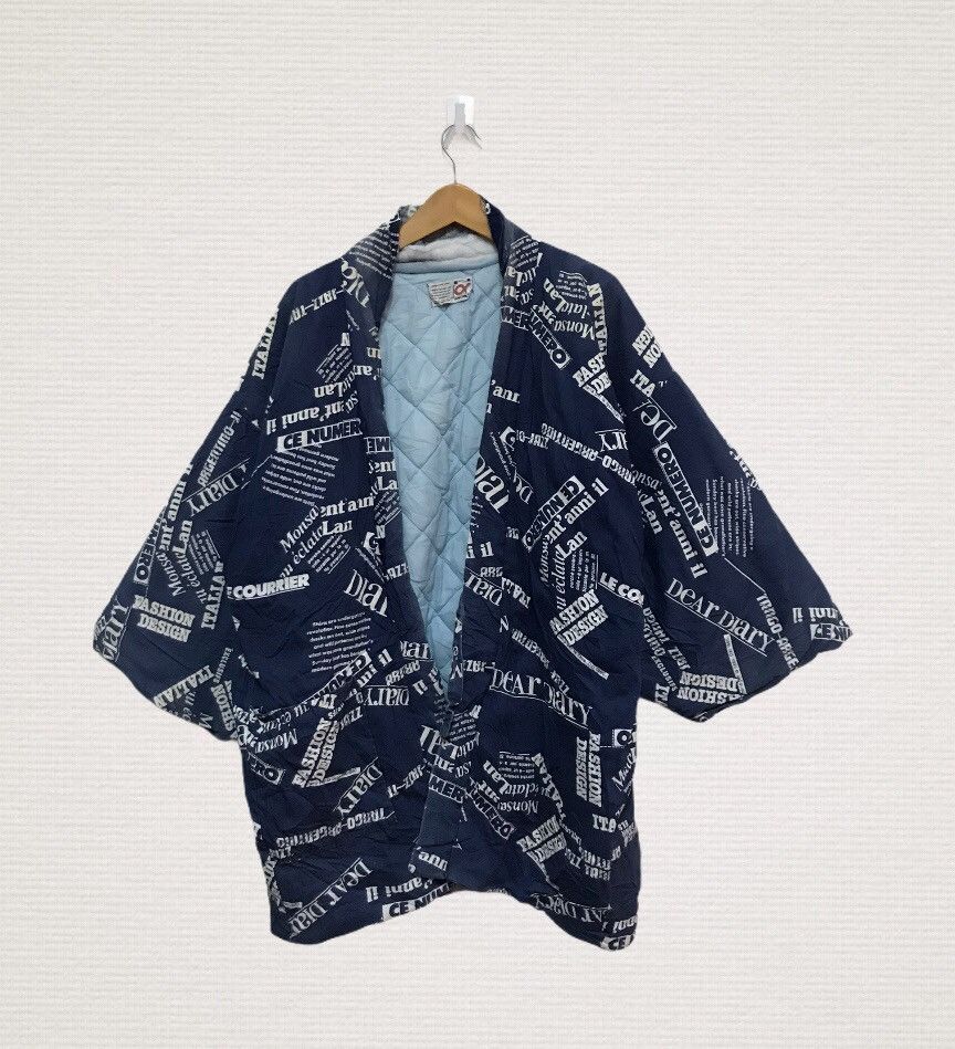 Japanese Brand Kimono western denim jacket printed Size US M / EU 48-50 / 2 - 2 Thumbnail