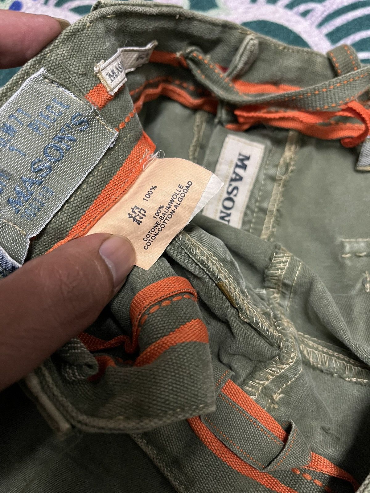 Mason's Masons cargo tactical pocket pants with zipper leg Size US 31 - 7 Thumbnail