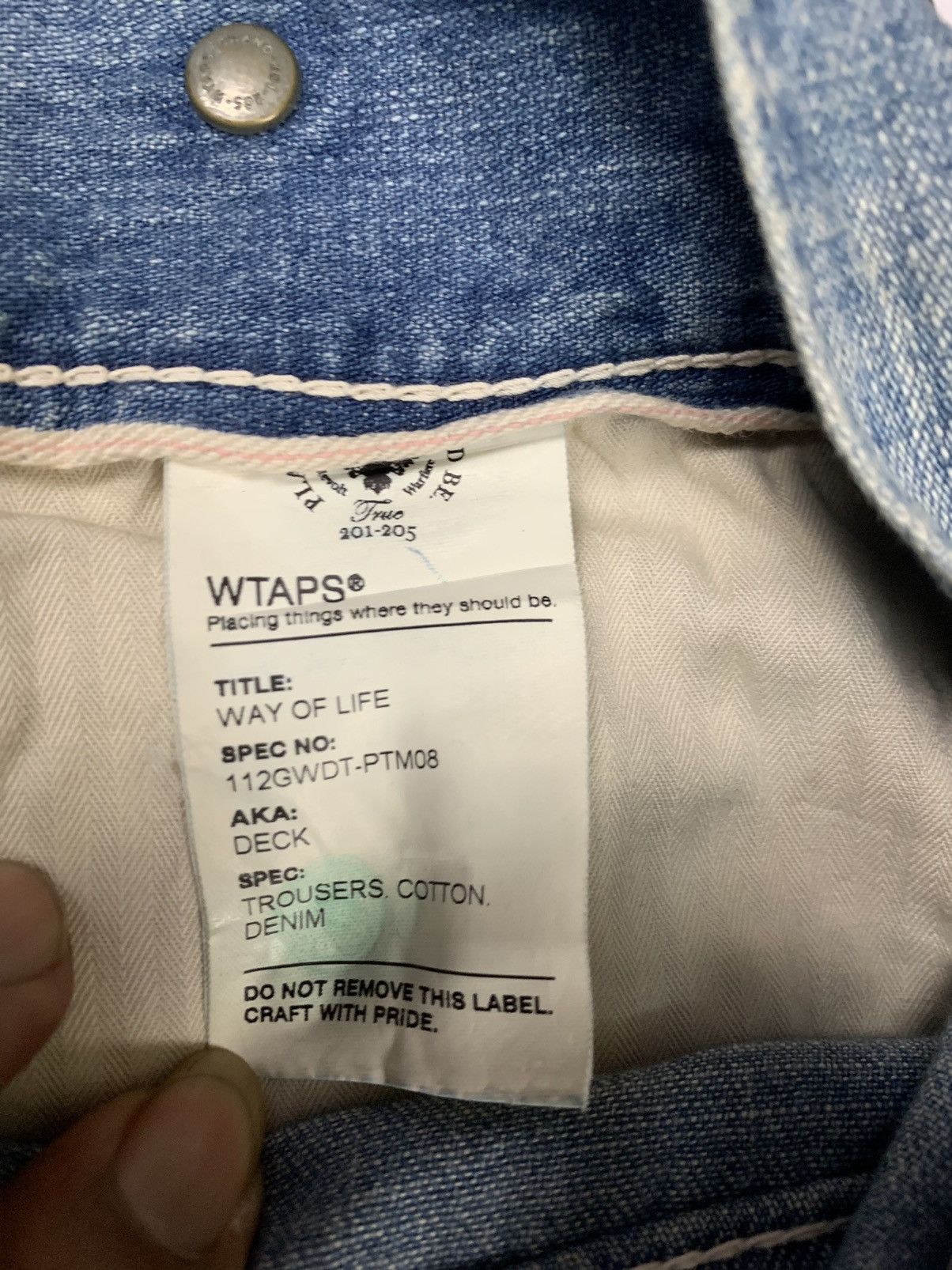 Wtaps Wtaps Denim Trousers Size US 34 / EU 50 - 10 Thumbnail
