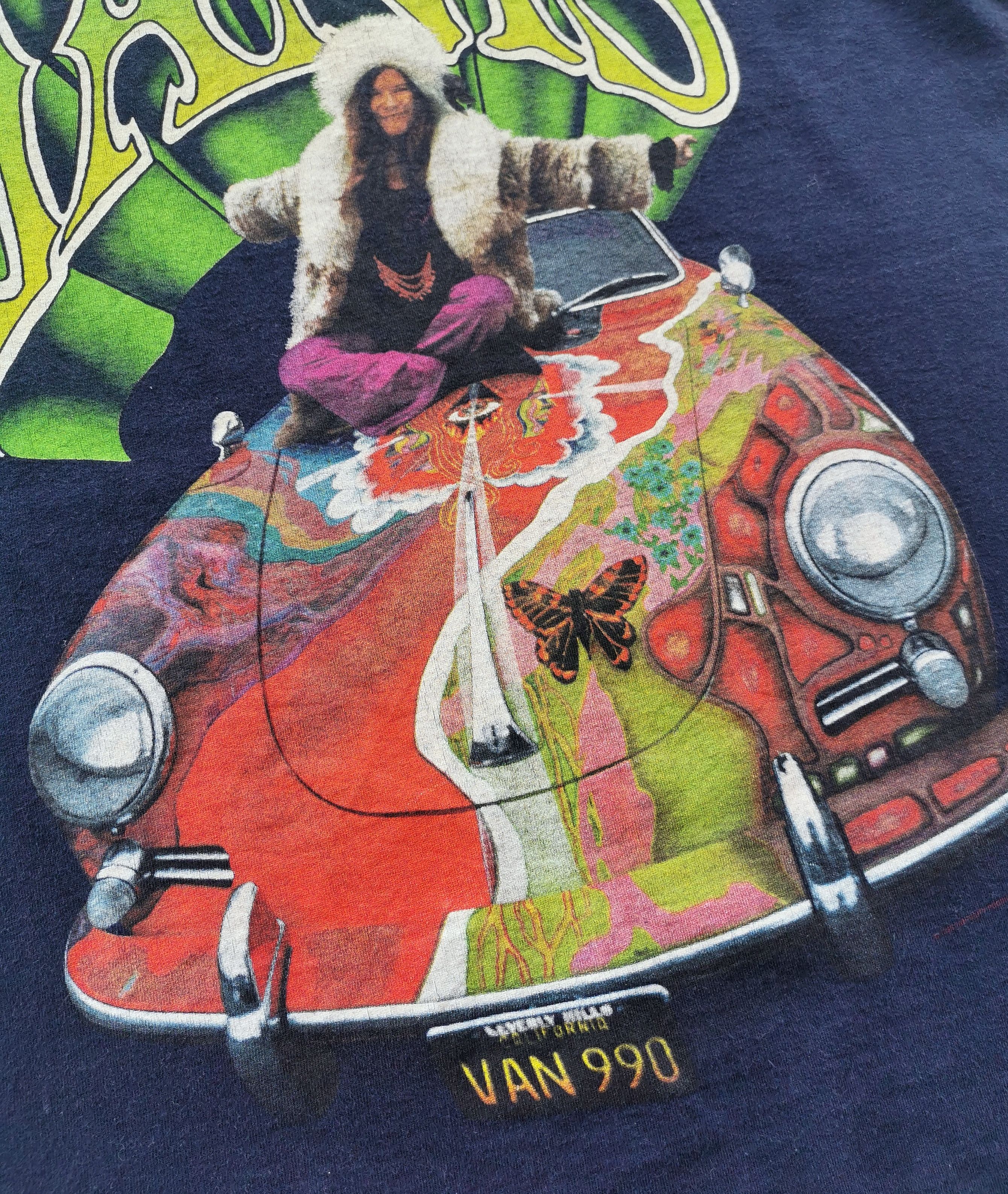 Band Tees 1995 Janis Joplin Porsche Vintage Tshirt psychedelic Size US L / EU 52-54 / 3 - 6 Thumbnail