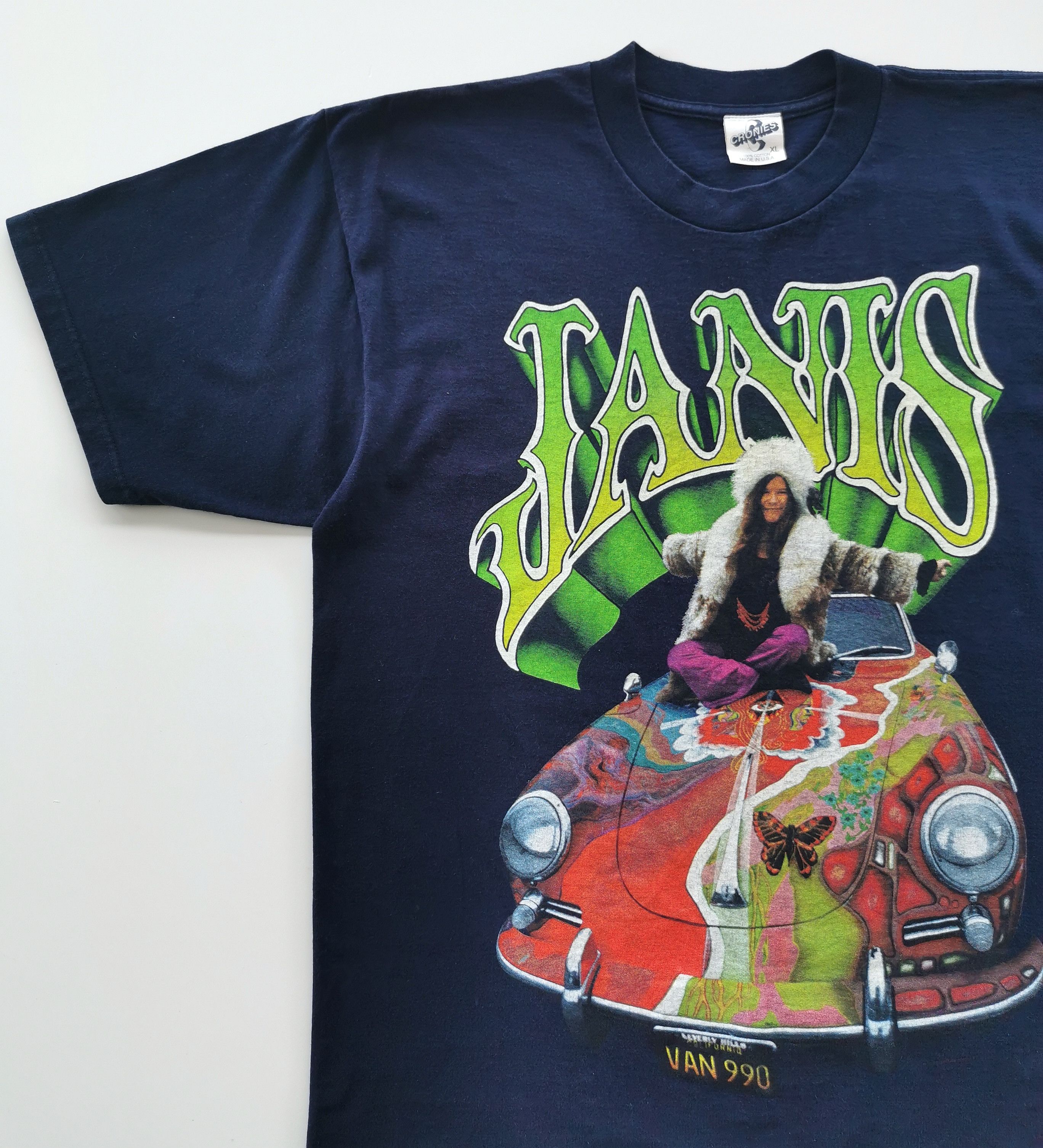 Band Tees 1995 Janis Joplin Porsche Vintage Tshirt psychedelic Size US L / EU 52-54 / 3 - 7 Thumbnail