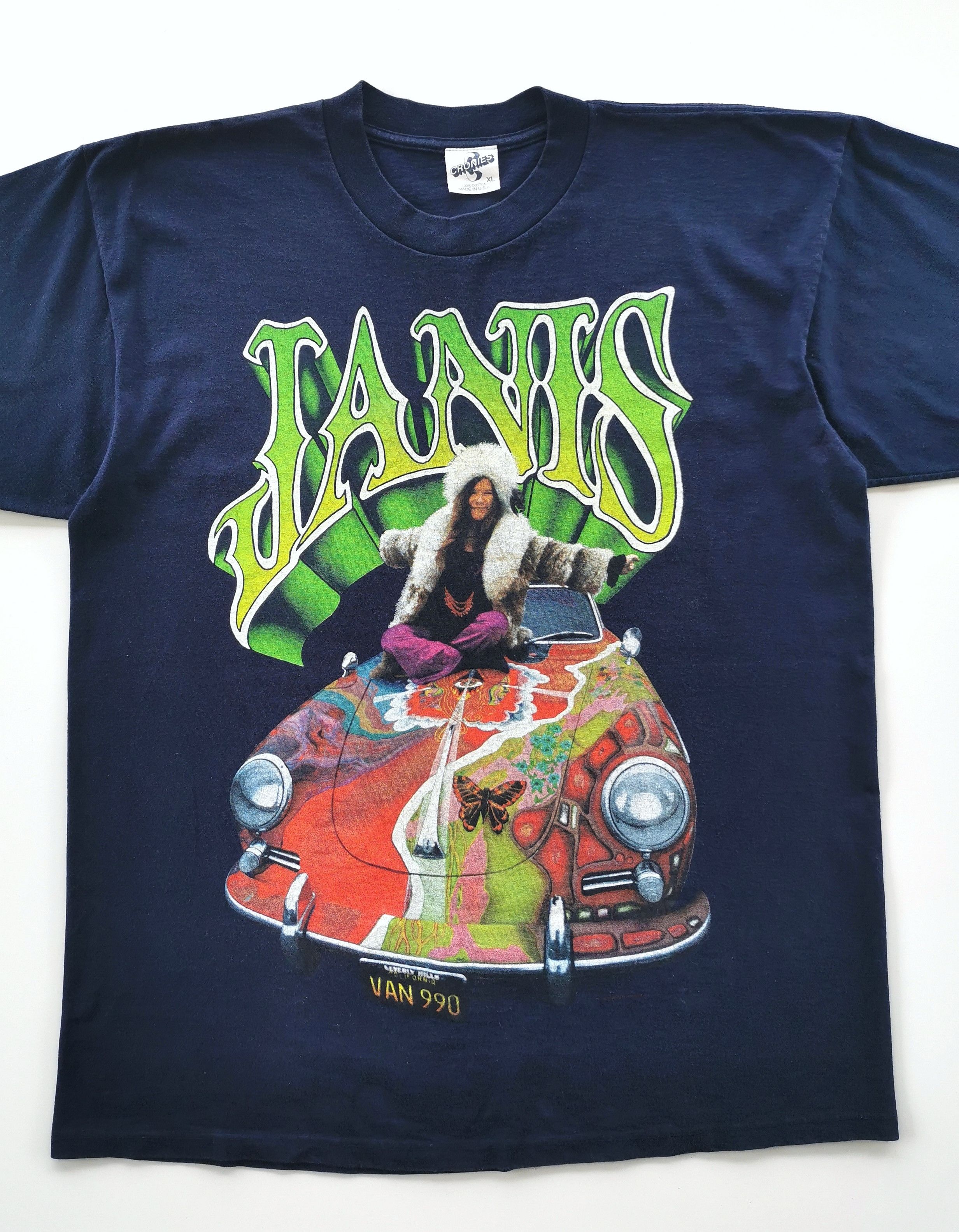 Band Tees 1995 Janis Joplin Porsche Vintage Tshirt psychedelic Size US L / EU 52-54 / 3 - 2 Thumbnail