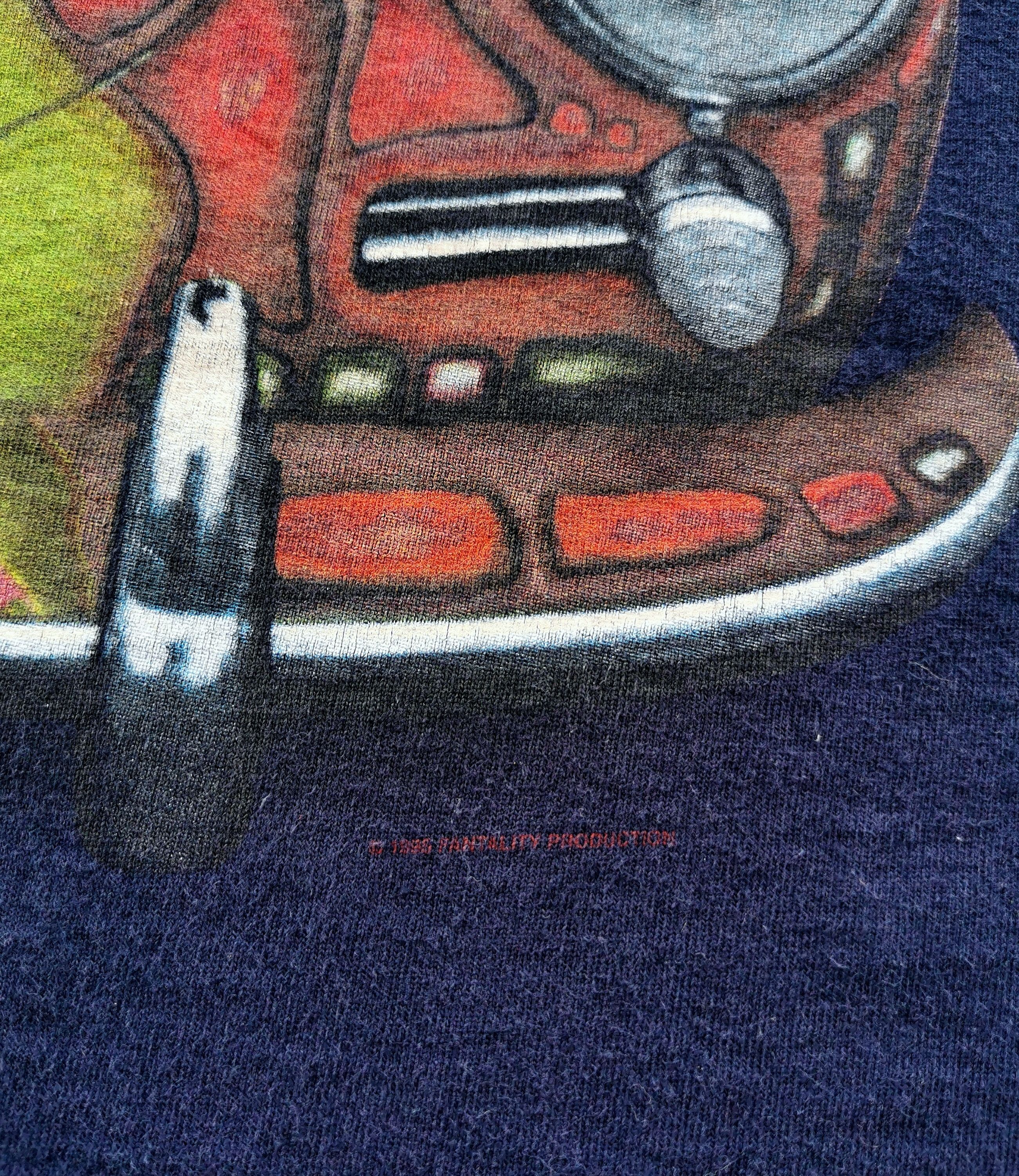 Band Tees 1995 Janis Joplin Porsche Vintage Tshirt psychedelic Size US L / EU 52-54 / 3 - 4 Thumbnail