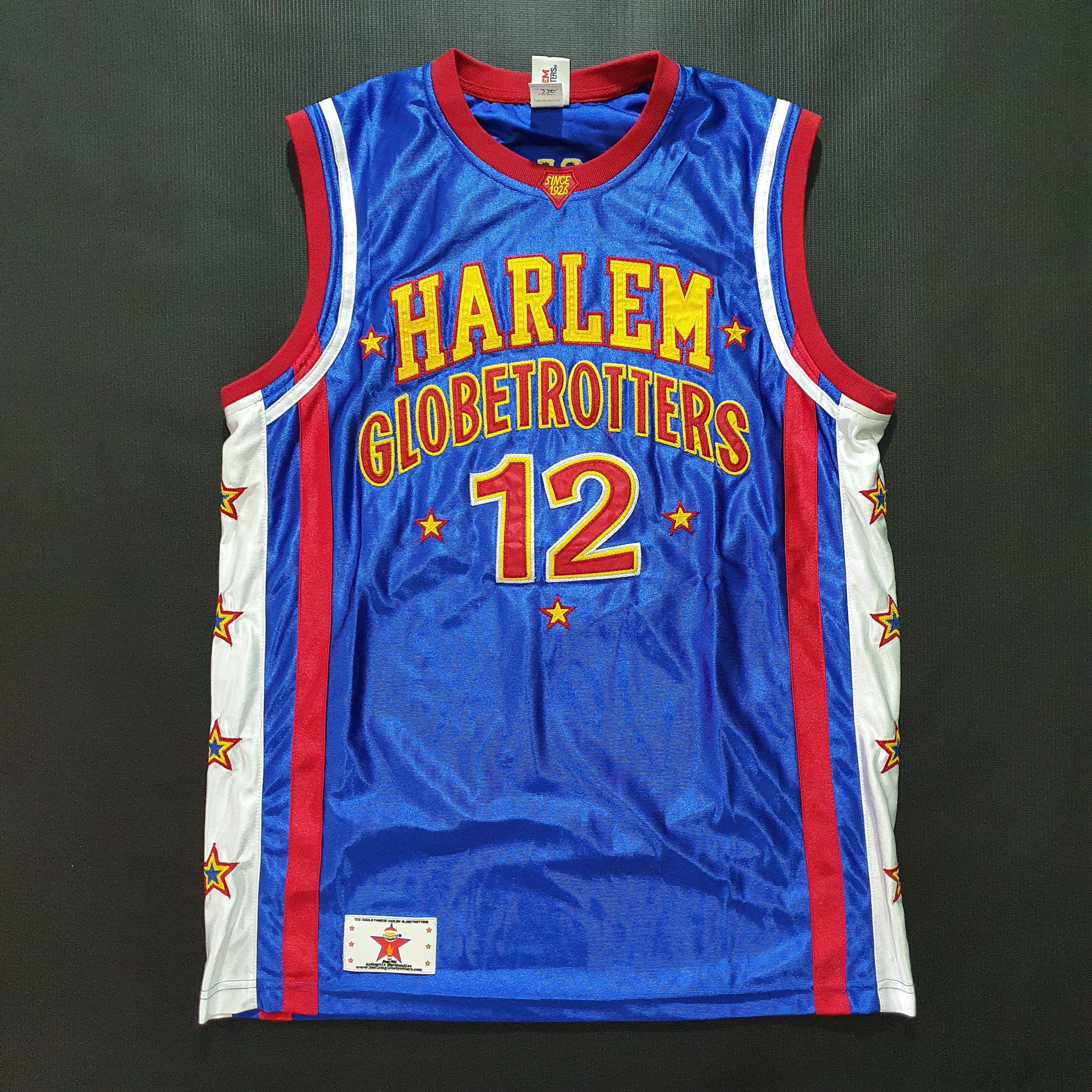 image of Jersey x NBA Harlem Globetrotter Authentic Merchandise Tee in Indigo, Men's (Size Medium)
