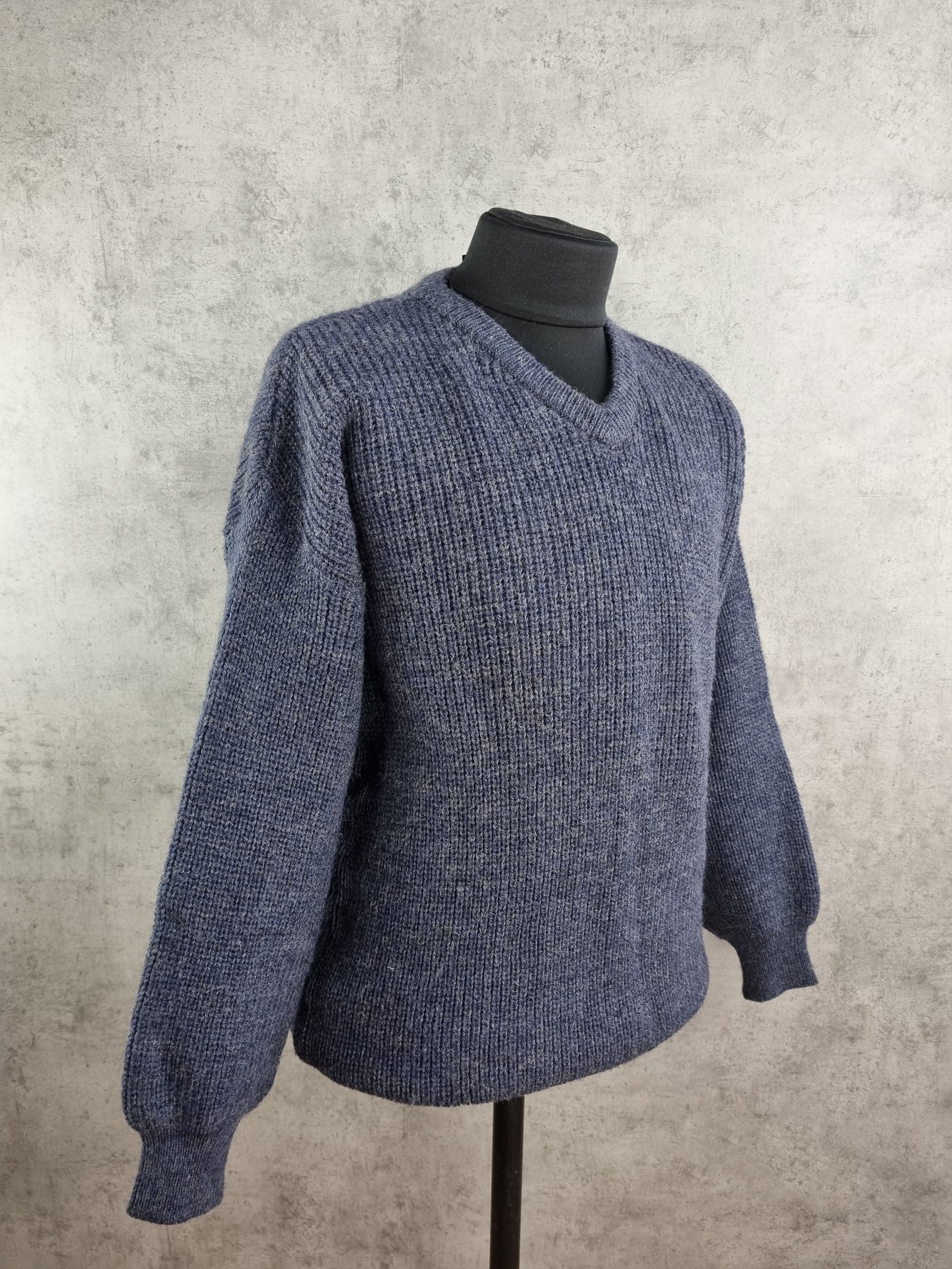 Barbour × Vintage Rare Barbour Waxed Knitted Sweater Fisherman Size US L / EU 52-54 / 3 - 7 Thumbnail