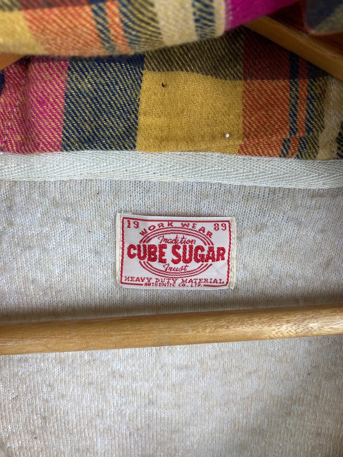Japanese Brand × Vintage Vintage CUBE SUGAR Japanese Brand Fleece Hoodie Sweater Size US S / EU 44-46 / 1 - 4 Thumbnail