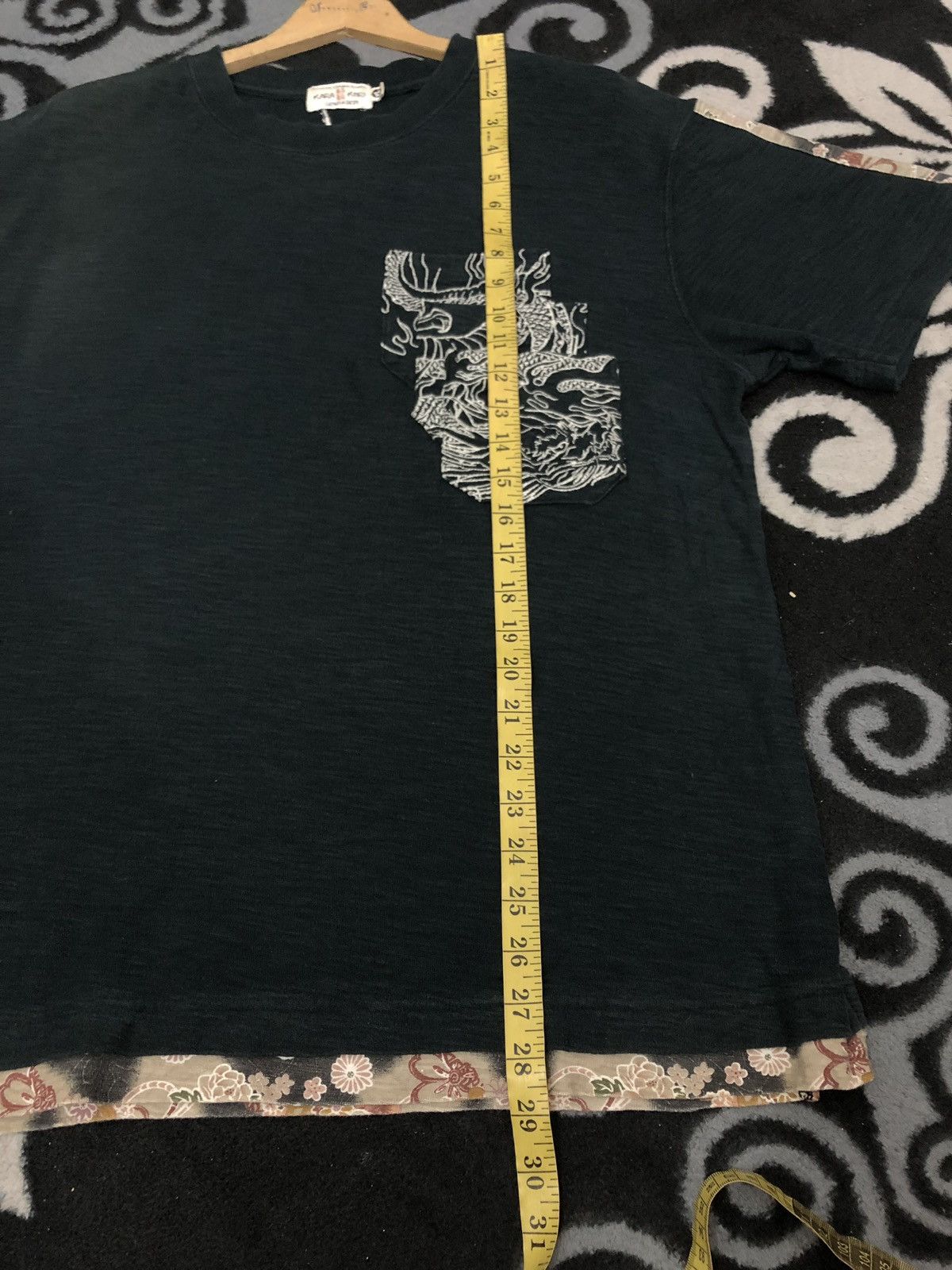 Japanese Brand Sukajan Dragon Embroidered T-Shirt Size US XL / EU 56 / 4 - 10 Thumbnail