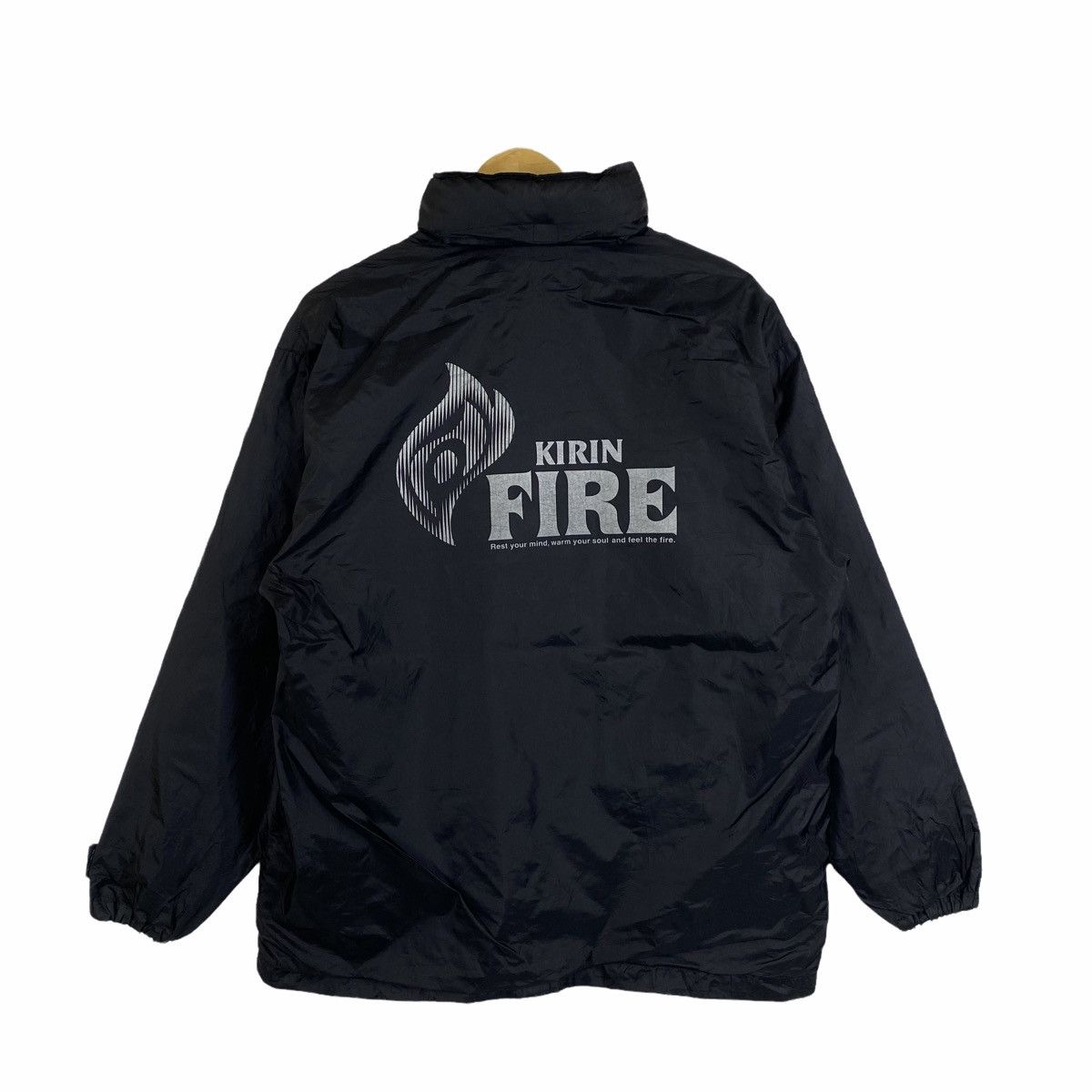 Japanese Brand × Vintage Vintage KIRIN FIRE Japanese Brand Big Logo Light Jacket Size US L / EU 52-54 / 3 - 2 Thumbnail