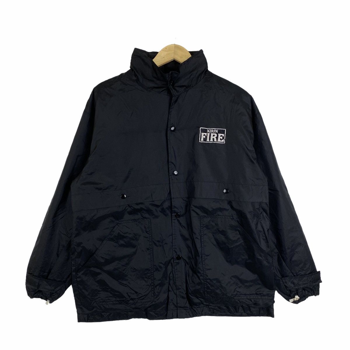 Japanese Brand × Vintage Vintage KIRIN FIRE Japanese Brand Big Logo Light Jacket Size US L / EU 52-54 / 3 - 1 Thumbnail