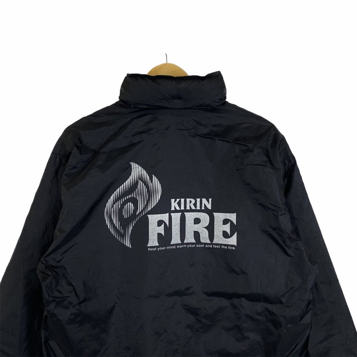 Japanese Brand × Vintage Vintage KIRIN FIRE Japanese Brand Big Logo Light Jacket Size US L / EU 52-54 / 3 - 6 Thumbnail