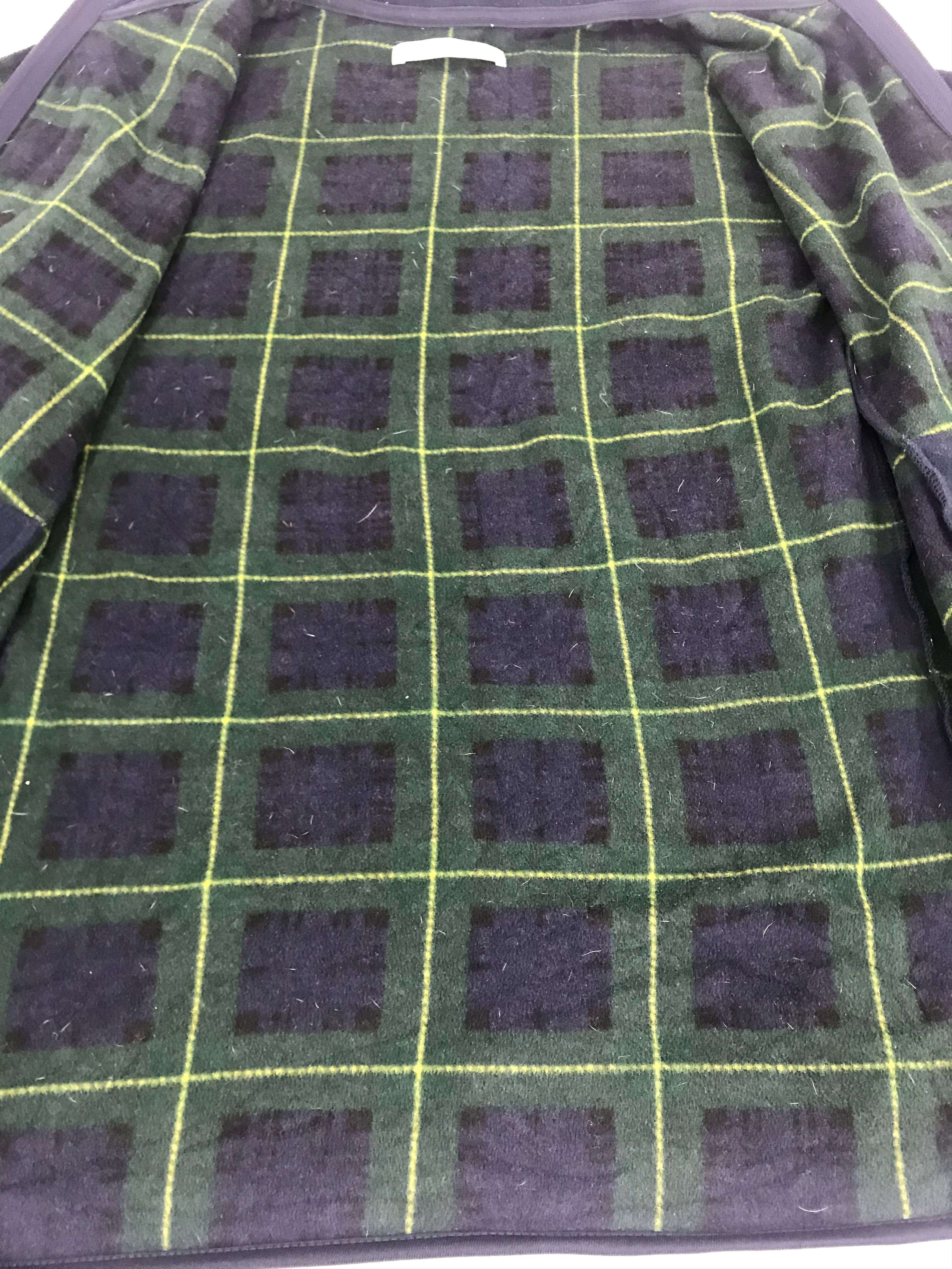 Japanese Brand Vintage Plaid Check Shadow Micro Fleece Jacket Size US L / EU 52-54 / 3 - 5 Thumbnail