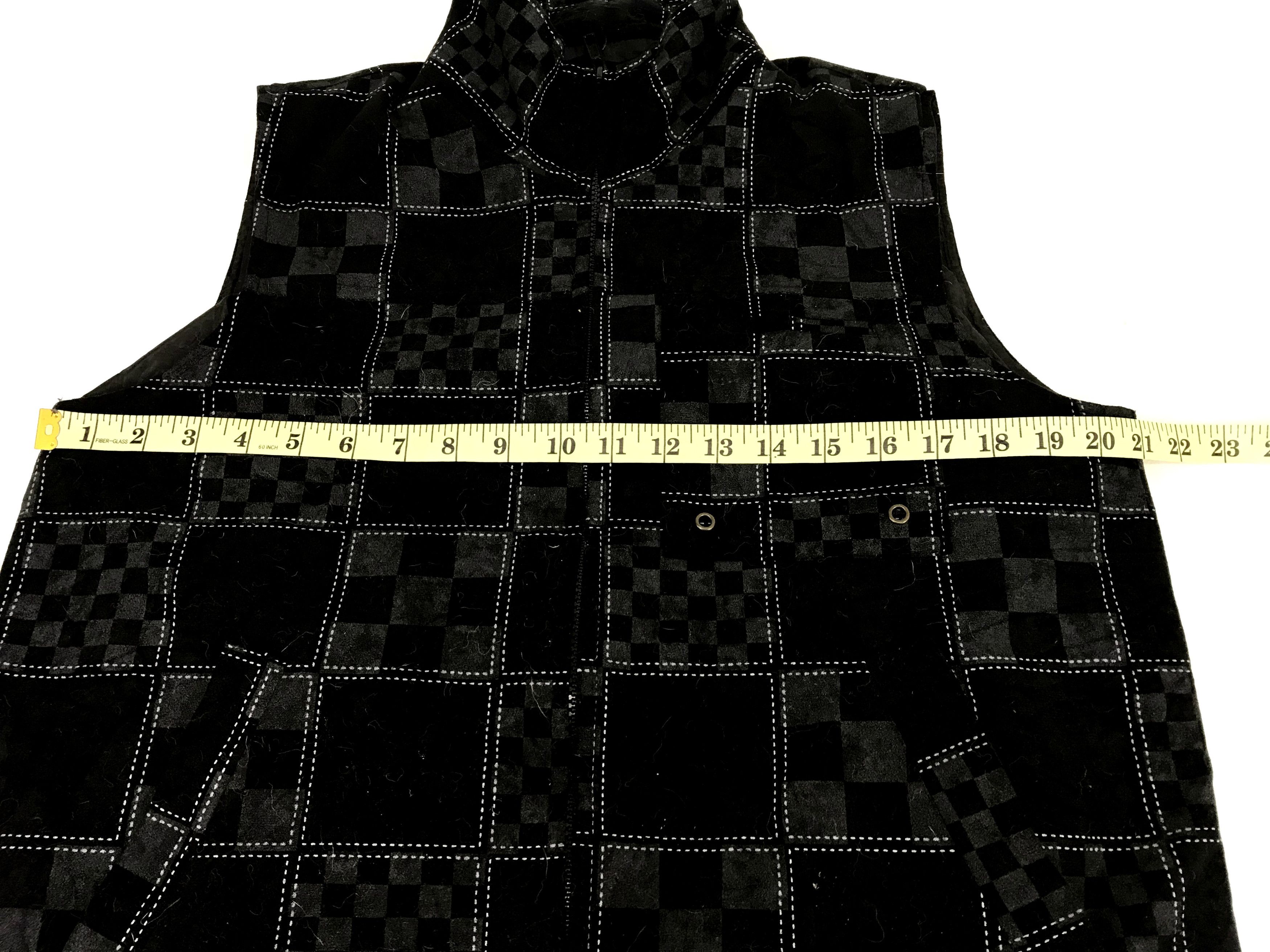 Japanese Brand Vintage R & B Pill Trade Vest Jacket Square Plaid Checked Size US M / EU 48-50 / 2 - 9 Thumbnail
