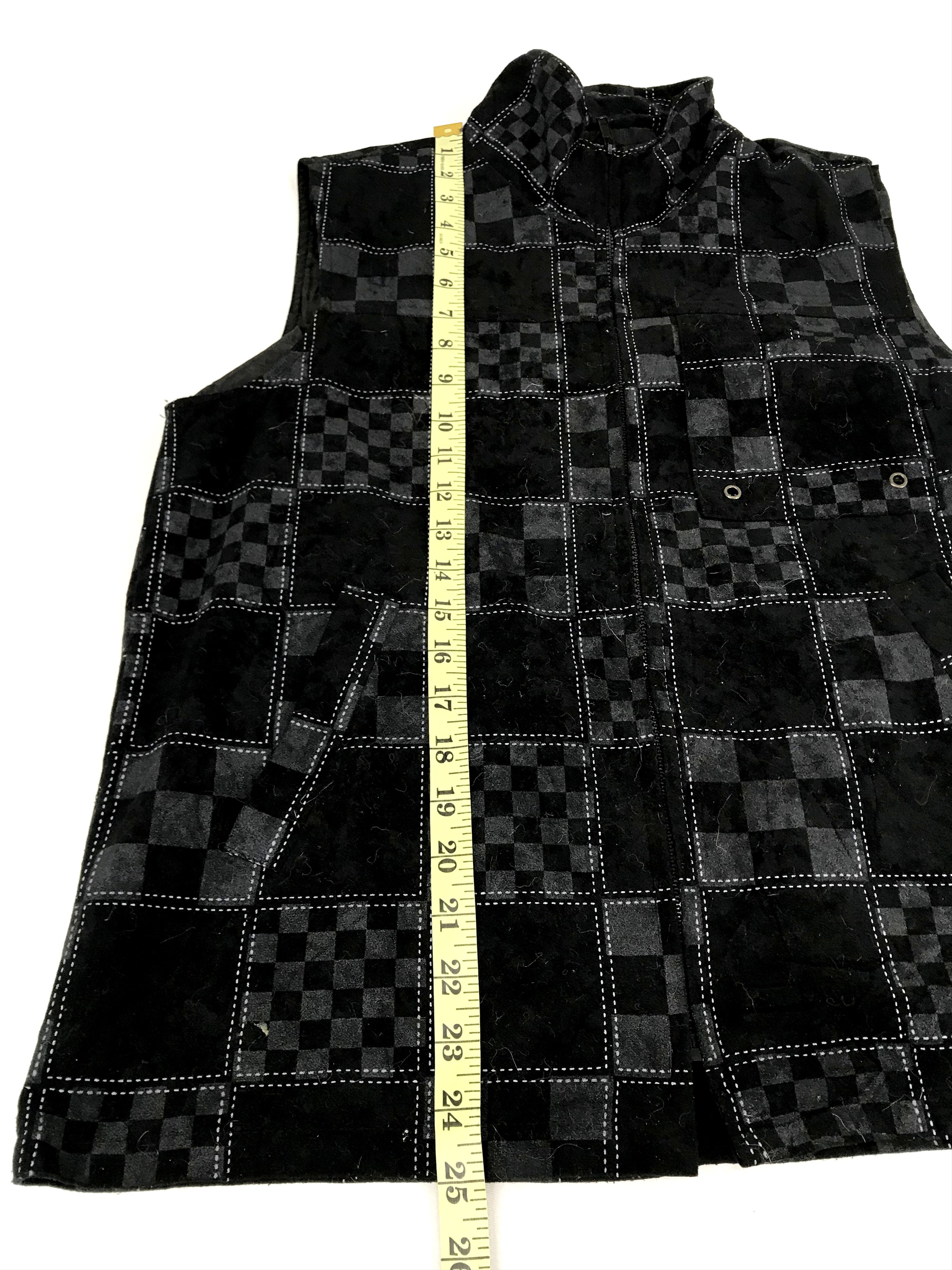 Japanese Brand Vintage R & B Pill Trade Vest Jacket Square Plaid Checked Size US M / EU 48-50 / 2 - 10 Thumbnail
