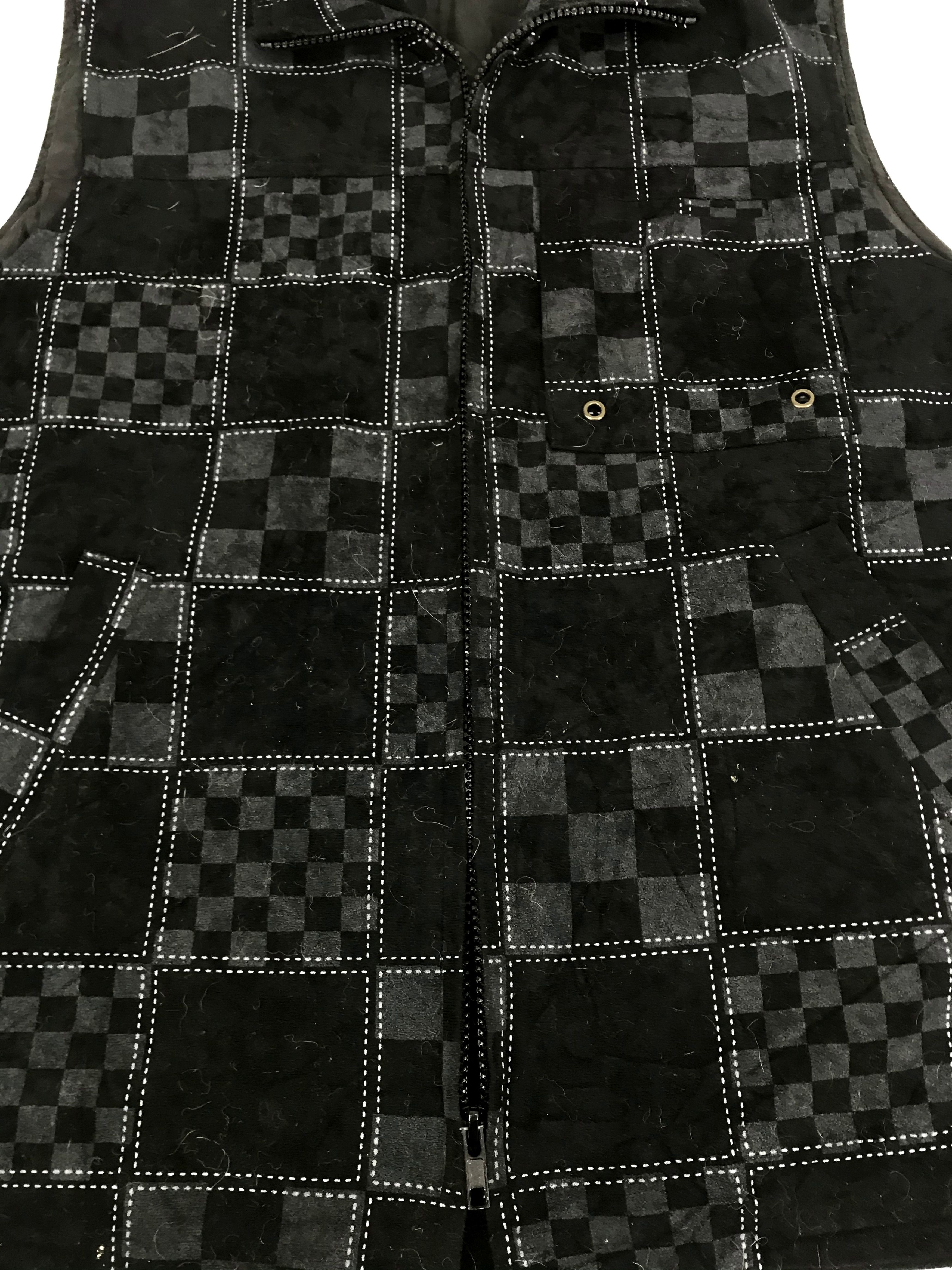 Japanese Brand Vintage R & B Pill Trade Vest Jacket Square Plaid Checked Size US M / EU 48-50 / 2 - 5 Thumbnail