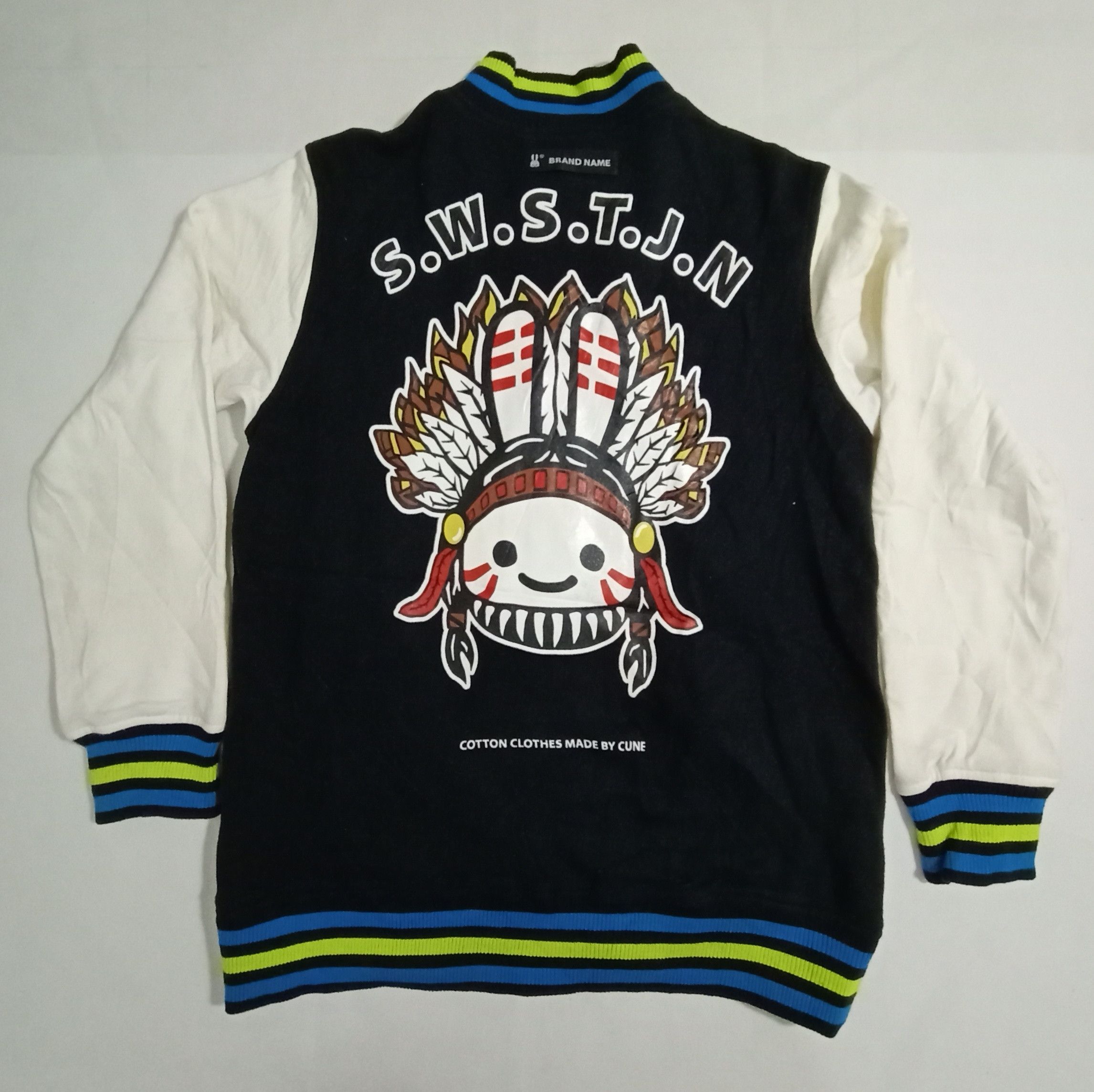 Japanese Brand CUNE Varsity Jacket Mammoth Big Logo Very Cool Size US M / EU 48-50 / 2 - 1 Thumbnail