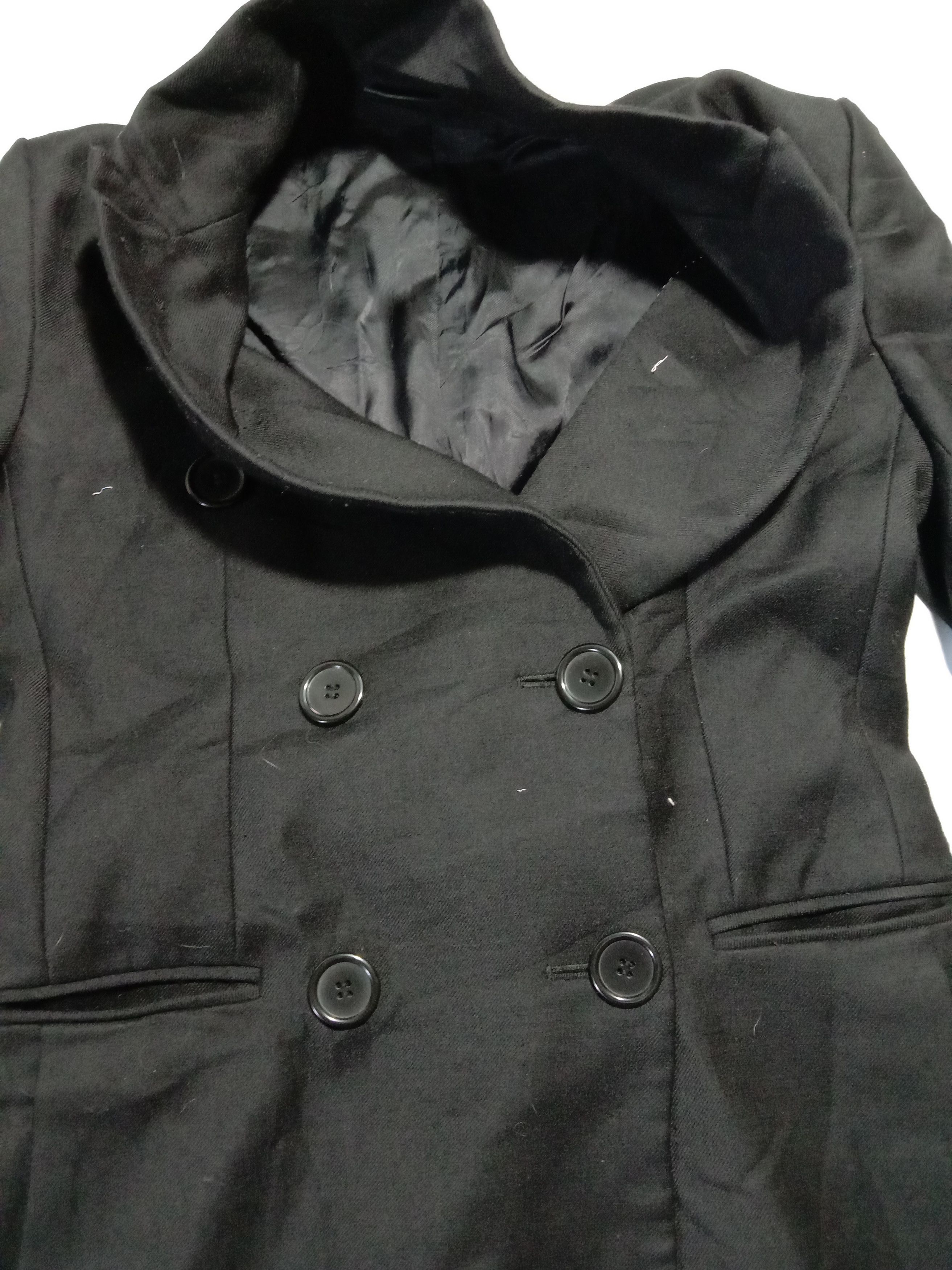 Designer Malene Birger Swing Pea Coat Trench Thick Topcoat Size S / US 4 / IT 40 - 6 Thumbnail