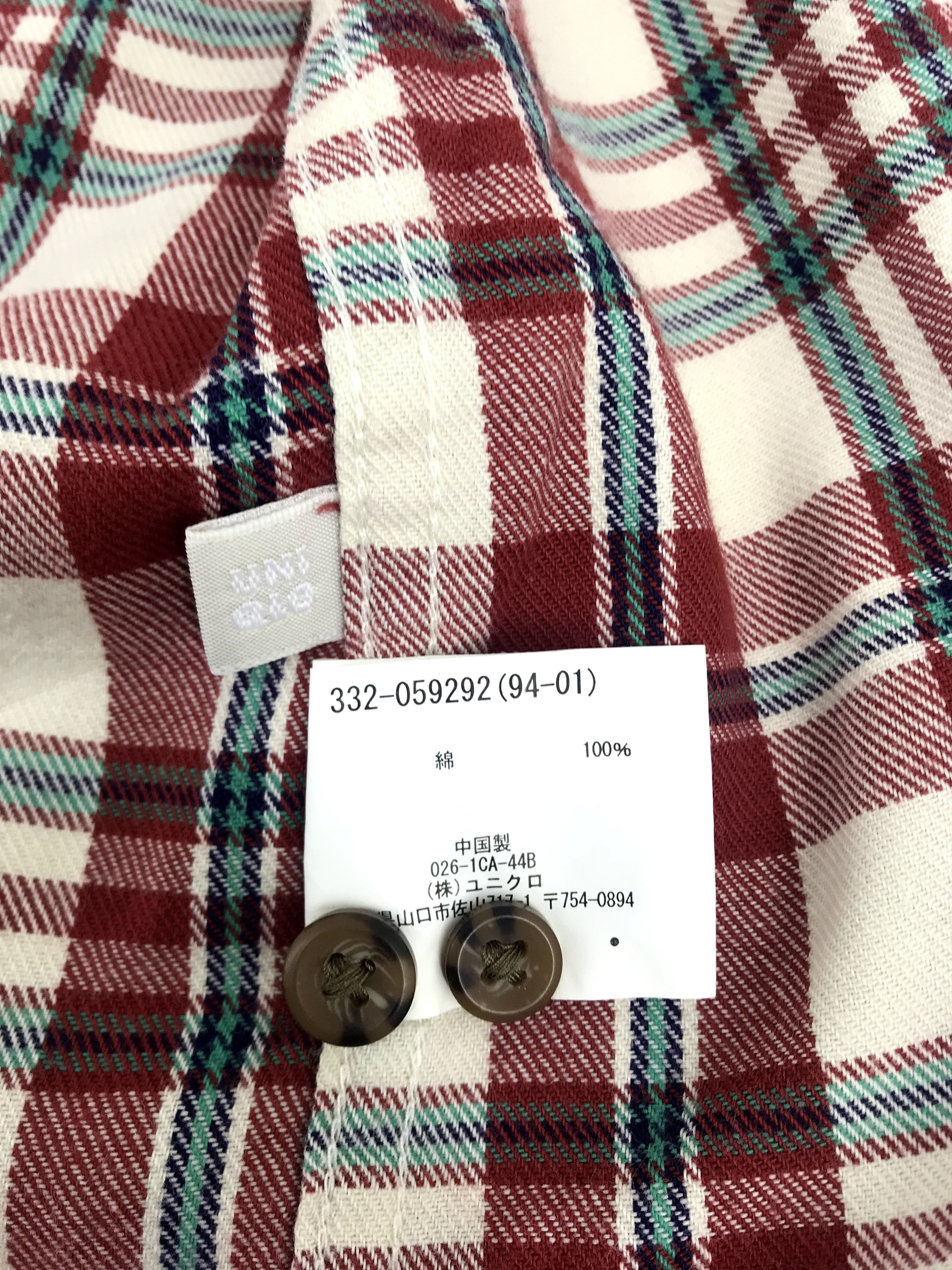 Flannel Vintage Flannel Shirt Double Pockets Square Plaid Check Size US M / EU 48-50 / 2 - 7 Thumbnail