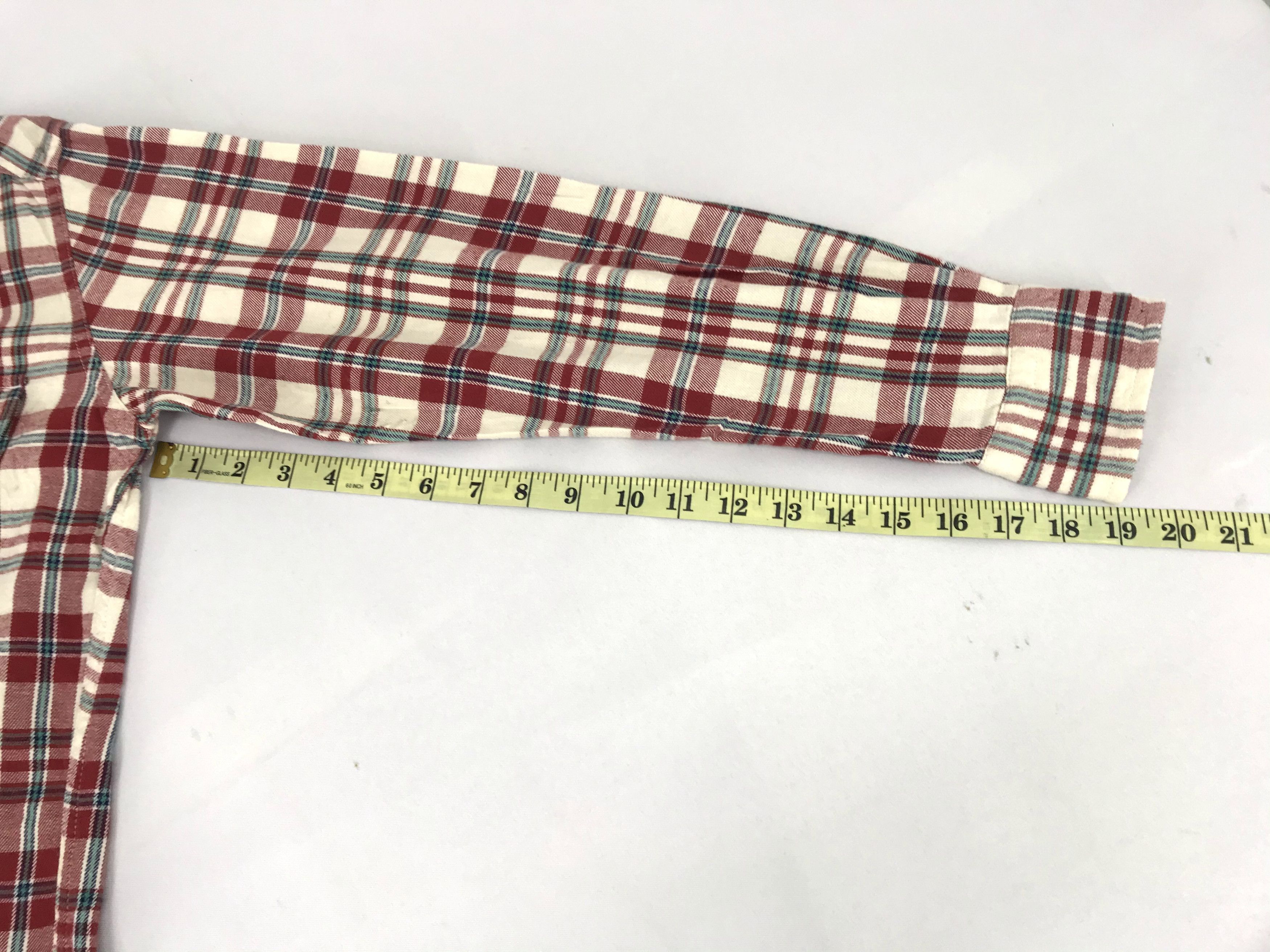 Flannel Vintage Flannel Shirt Double Pockets Square Plaid Check Size US M / EU 48-50 / 2 - 11 Thumbnail