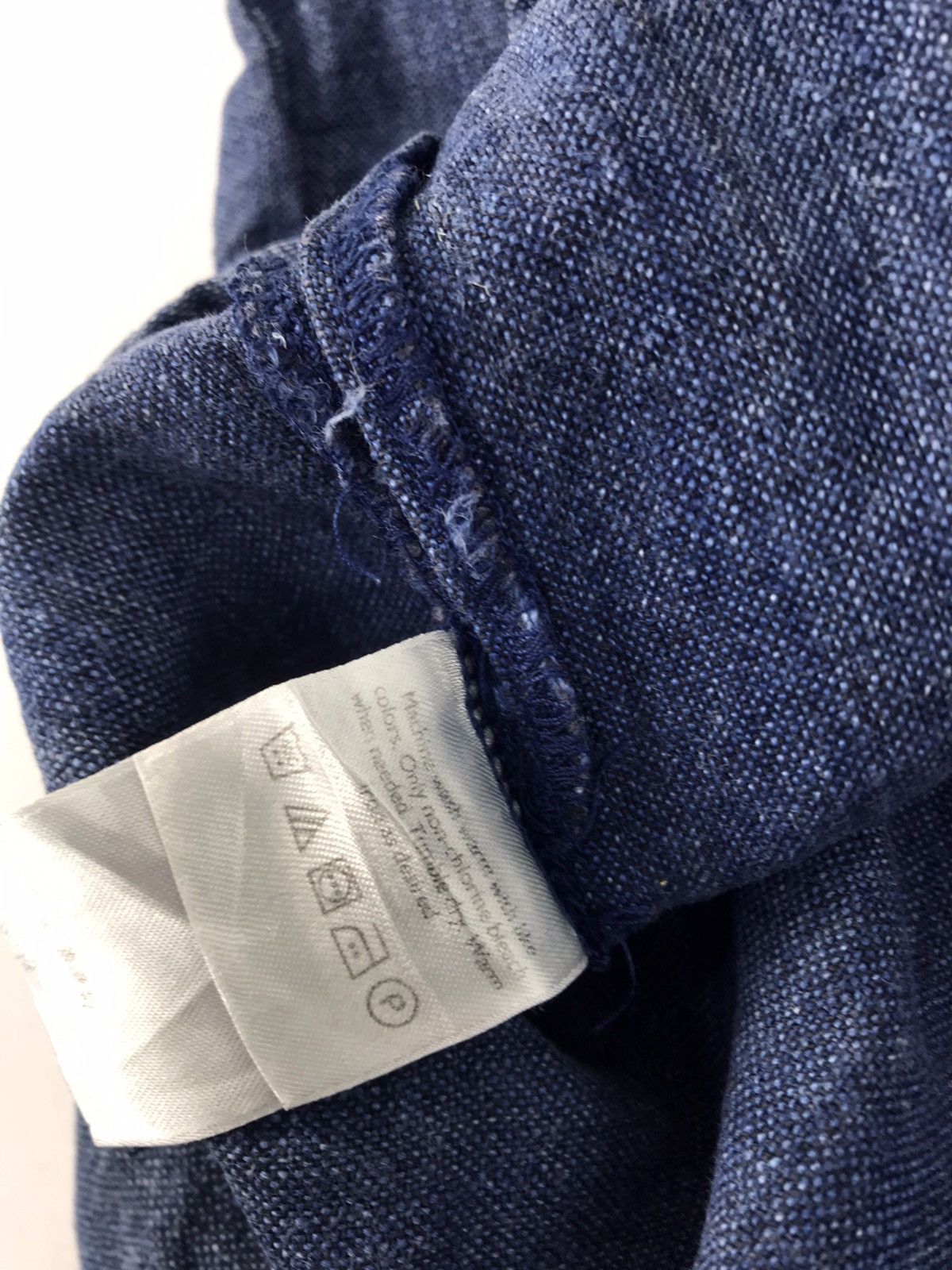 Eddie Bauer Eddie Bauer Indigo Denim Hoodies Pull Over Style Jacket Size US XL / EU 56 / 4 - 9 Thumbnail