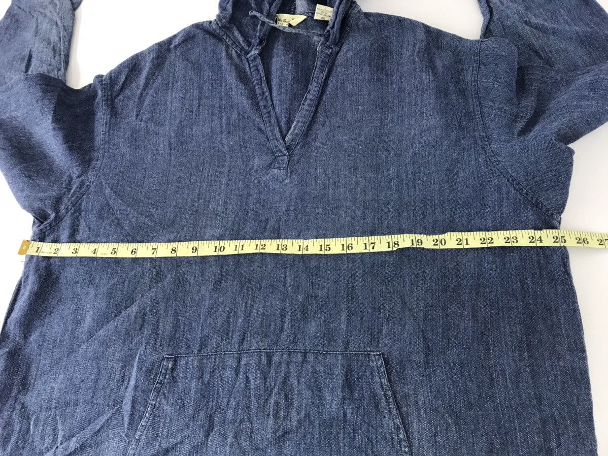 Eddie Bauer Eddie Bauer Indigo Denim Hoodies Pull Over Style Jacket Size US XL / EU 56 / 4 - 10 Thumbnail