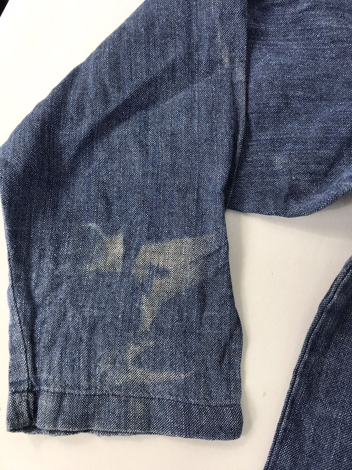 Eddie Bauer Eddie Bauer Indigo Denim Hoodies Pull Over Style Jacket Size US XL / EU 56 / 4 - 14 Thumbnail