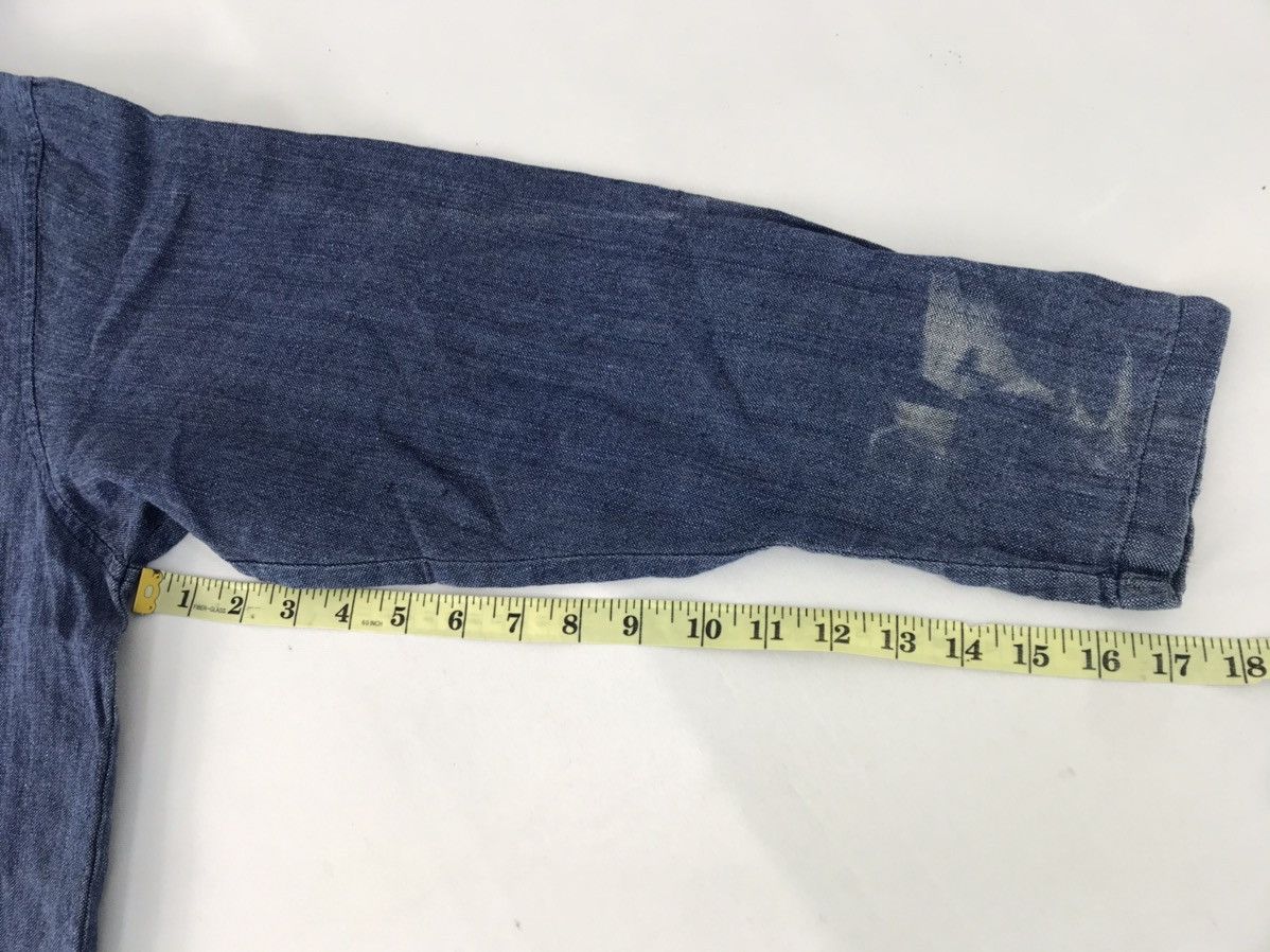 Eddie Bauer Eddie Bauer Indigo Denim Hoodies Pull Over Style Jacket Size US XL / EU 56 / 4 - 12 Thumbnail