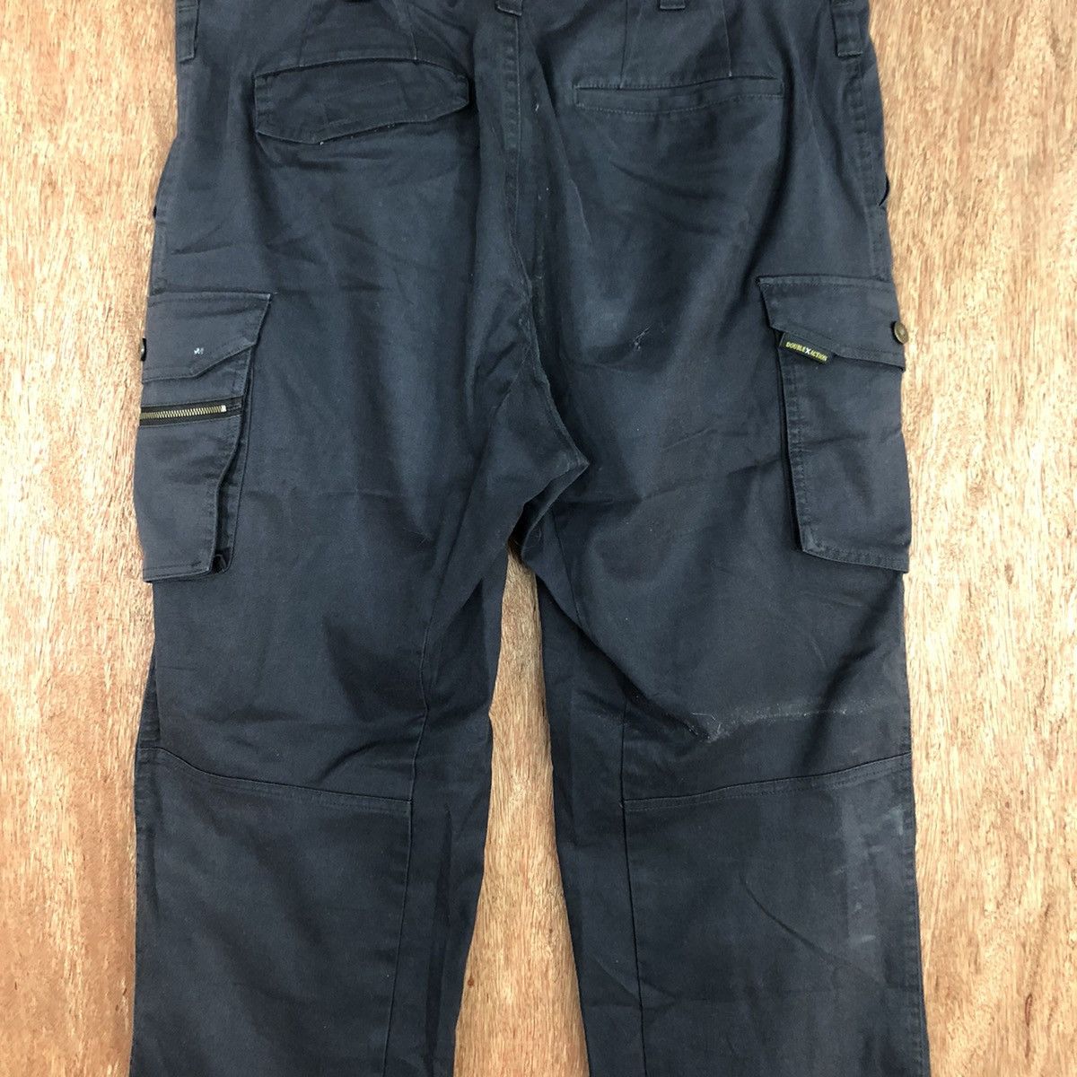 Japanese Brand D Double X Action Blue Multipocket utility Cargo Pants #2347 Size US 35 - 12 Thumbnail