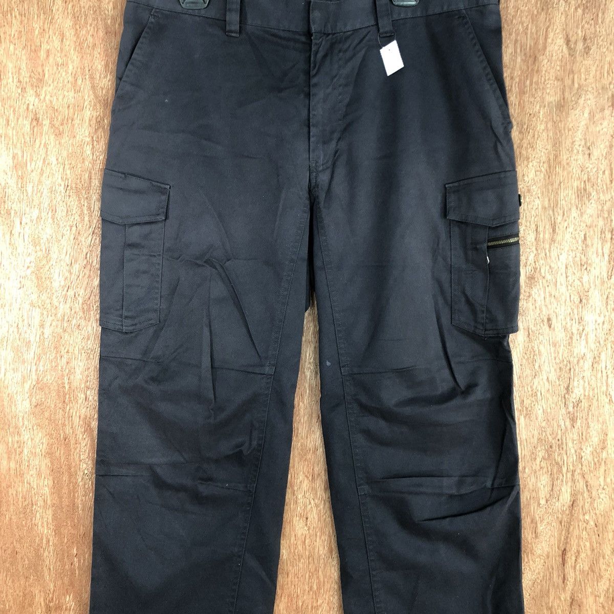 Japanese Brand D Double X Action Blue Multipocket utility Cargo Pants #2347 Size US 35 - 4 Thumbnail