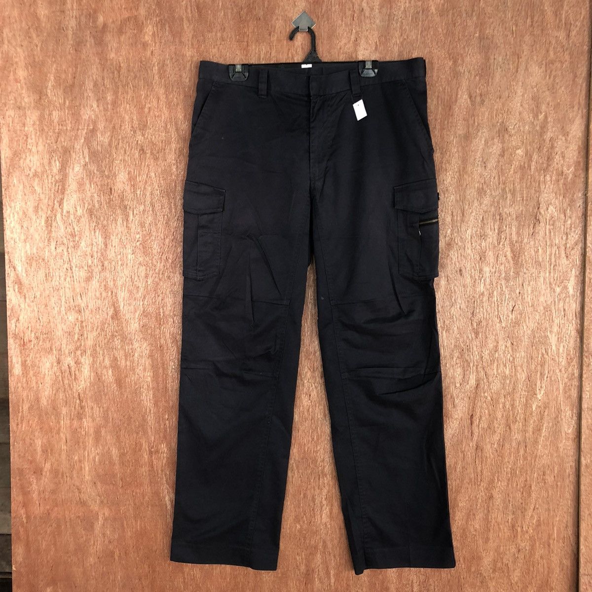 Japanese Brand D Double X Action Blue Multipocket utility Cargo Pants #2347 Size US 35 - 1 Thumbnail