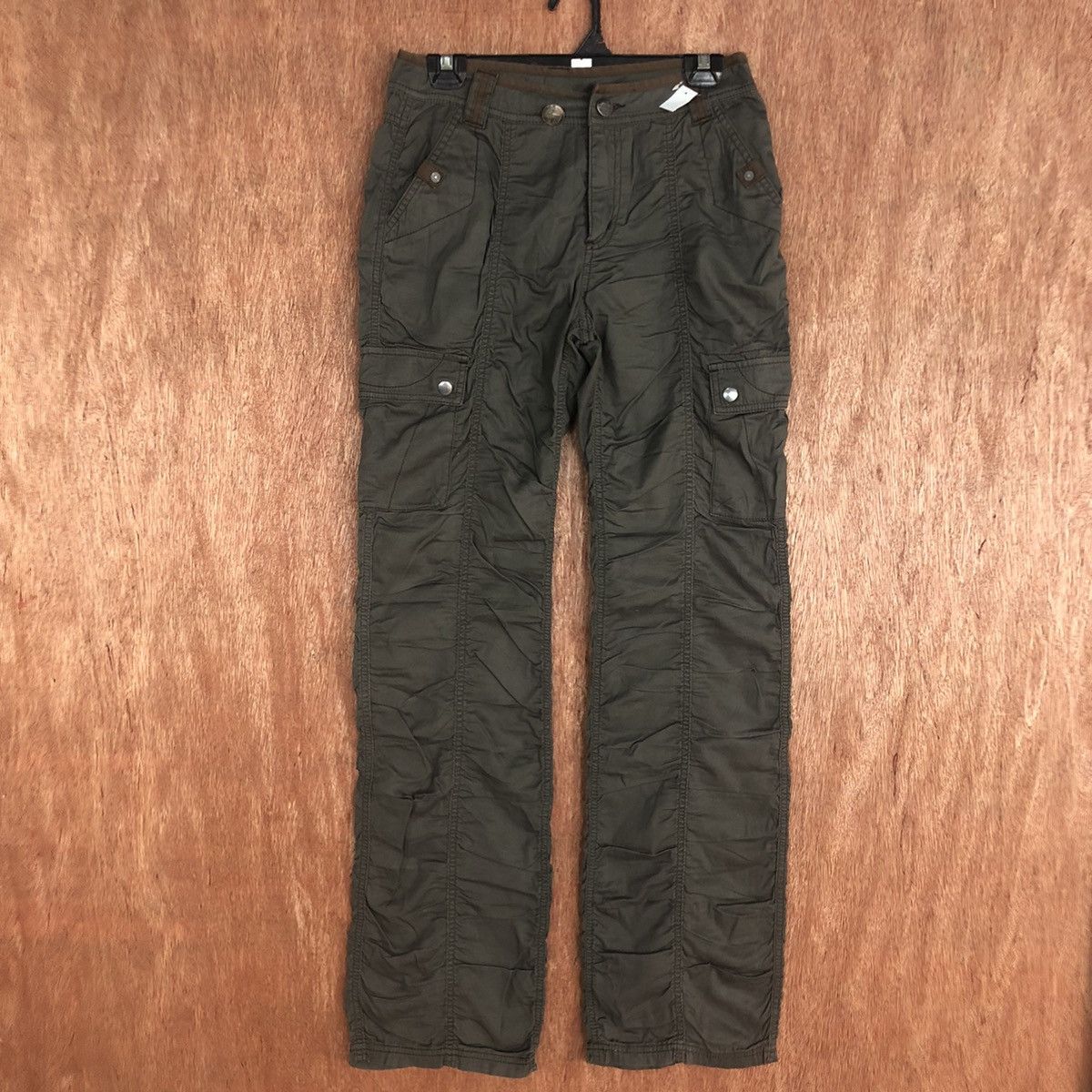 image of Edition Japan Dl Maturita Gre Multipocket Utility Cargo Pants 2329 in Grey, Women's (Size 28)