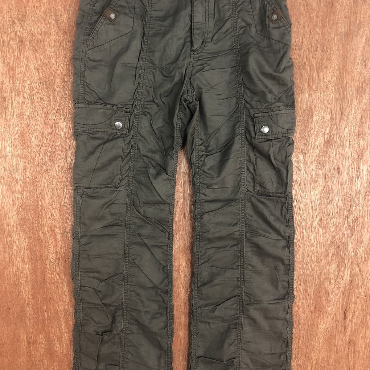 Edition Japan DL Maturita Gre Multipocket utility Cargo Pants #2329 Size 28" / US 6 / IT 42 - 4 Thumbnail