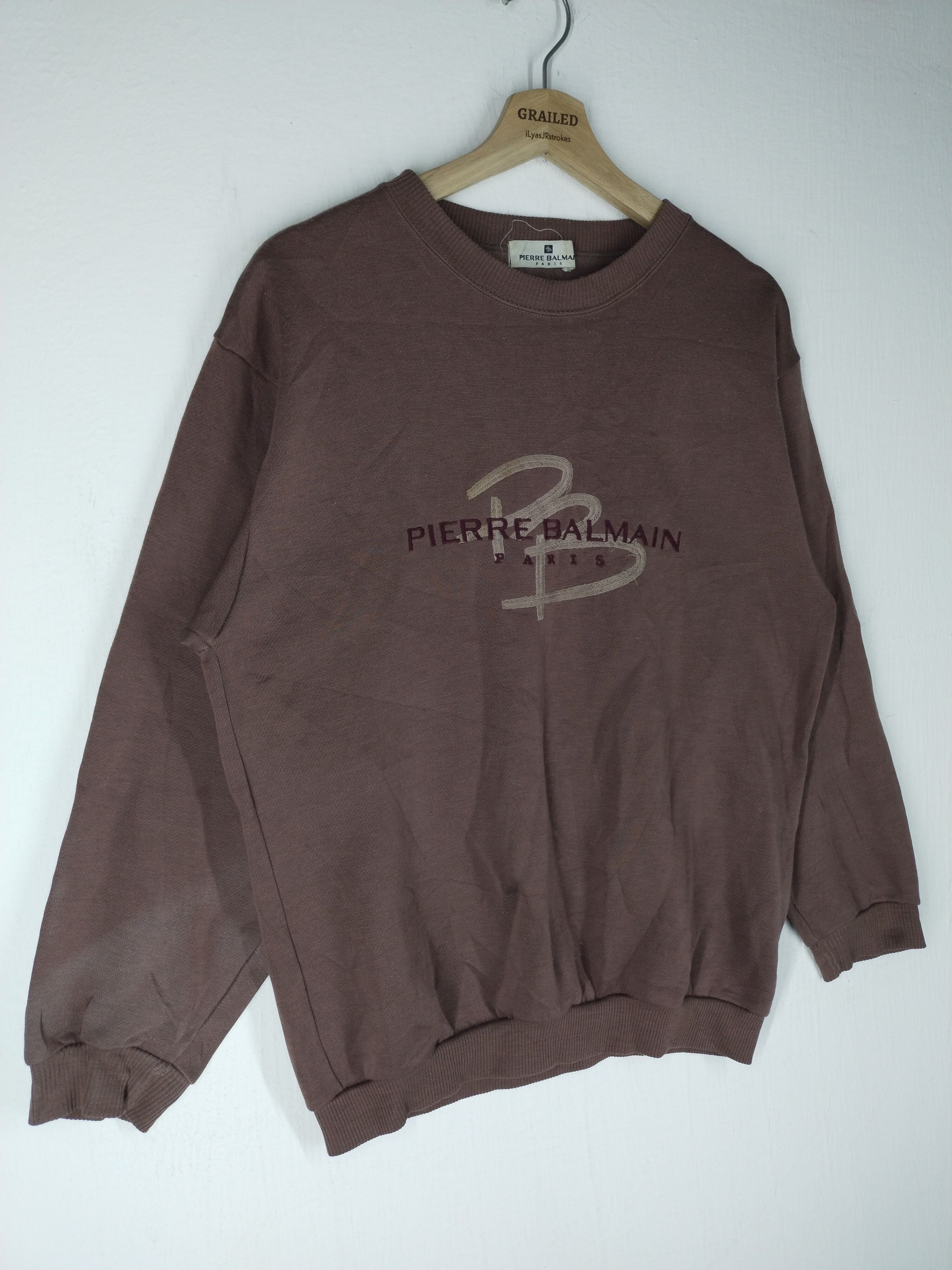 Pierre Balmain EMBROIDERY SWEATSHIRT Size US M / EU 48-50 / 2 - 2 Thumbnail