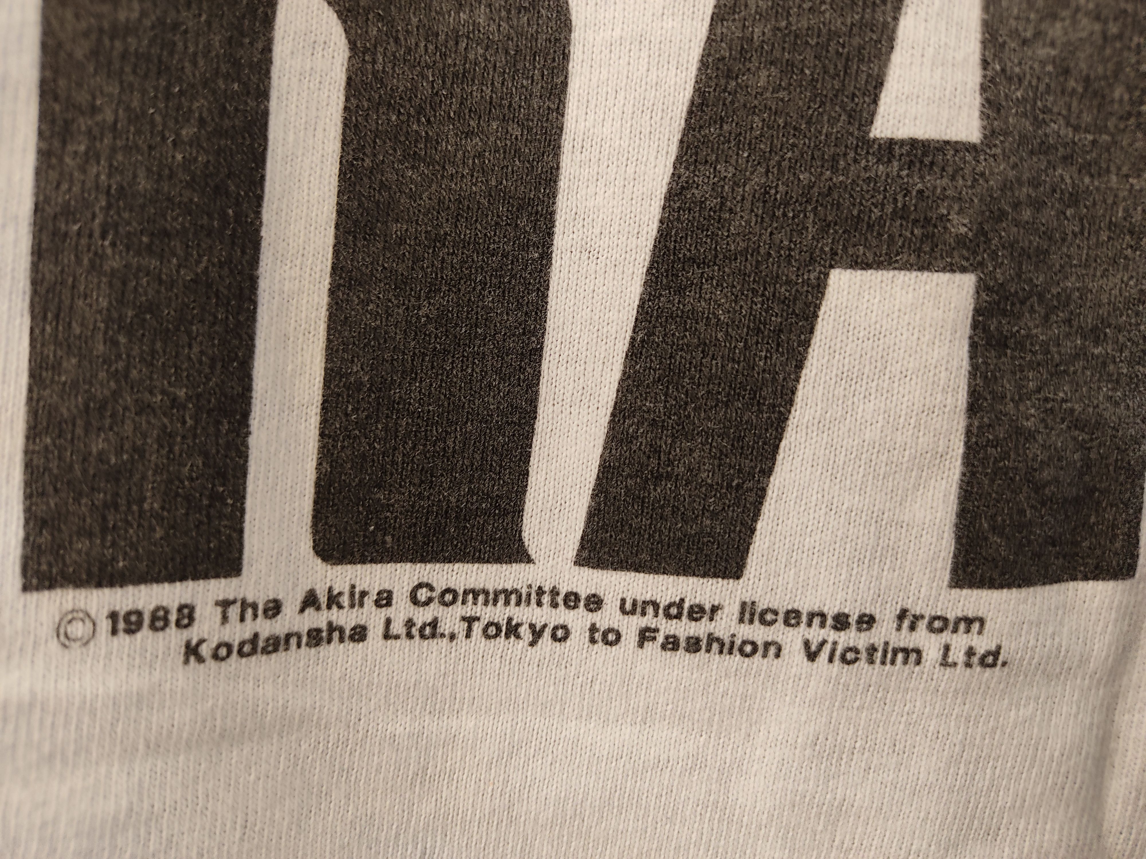 Anime True Vintage 80s 1988 Akira Anime Manga Movie Tee Size US M / EU 48-50 / 2 - 5 Thumbnail