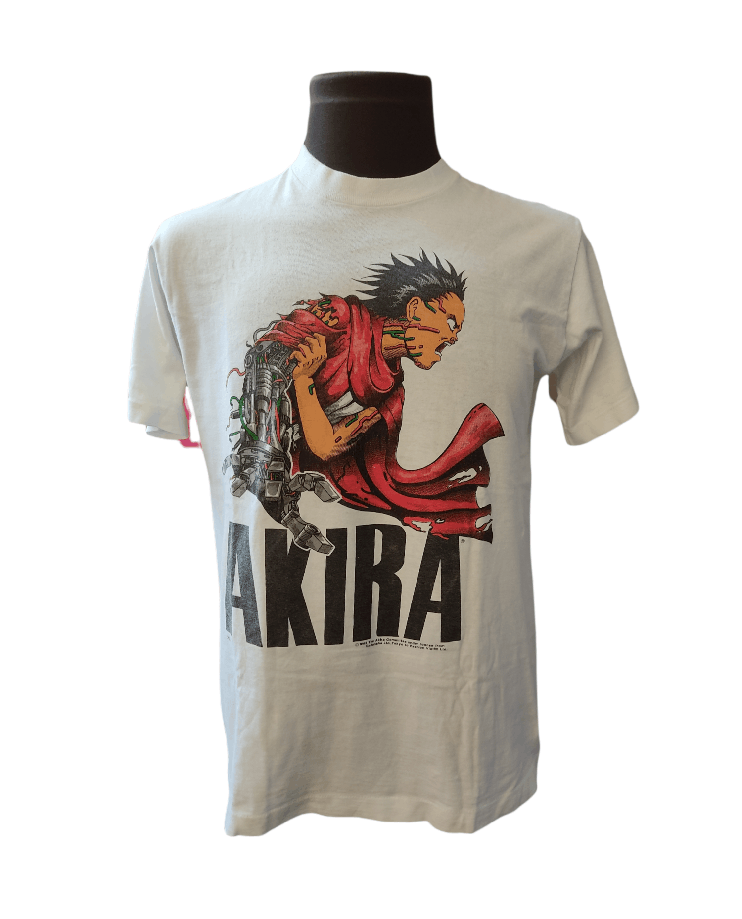image of Anima x Movie True Vintage 80's 1988 Akira Anime Manga Movie Tee in White, Men's (Size Medium)