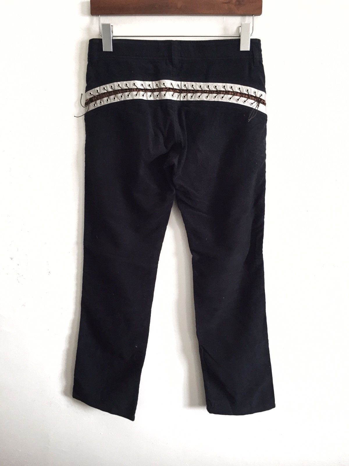 Issey Miyake GRAILED🔥Issey Miyake Men Unusual Cowboy Pants Size US 29 - 4 Thumbnail