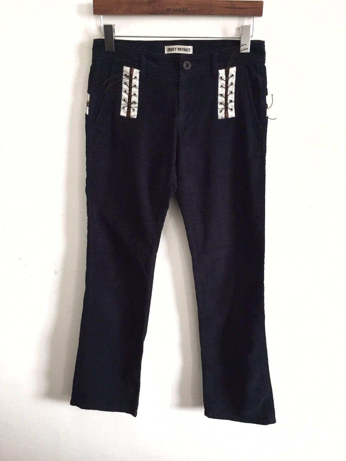 Issey Miyake GRAILED🔥Issey Miyake Men Unusual Cowboy Pants Size US 29 - 3 Thumbnail