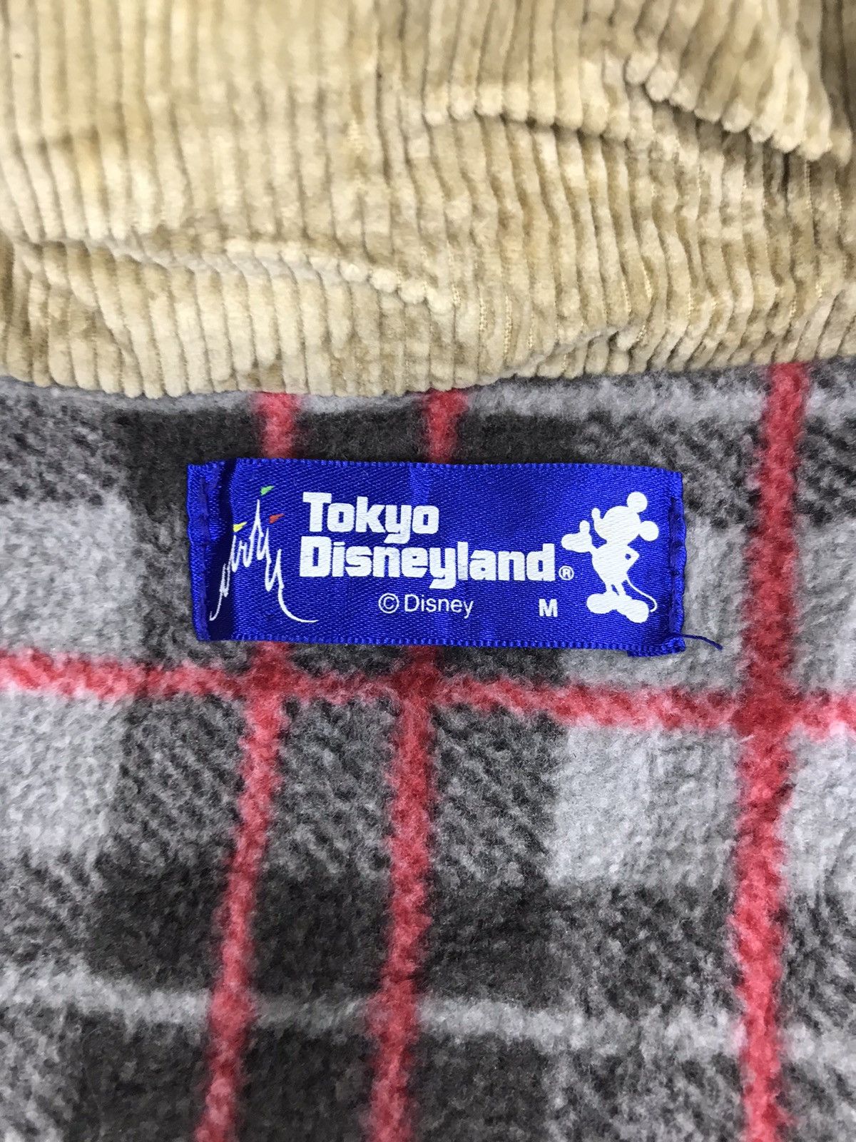 Disney Tokyo Disneyland Mickey Mouse All Over Logo Quilted Jacket Size US XL / EU 56 / 4 - 5 Thumbnail