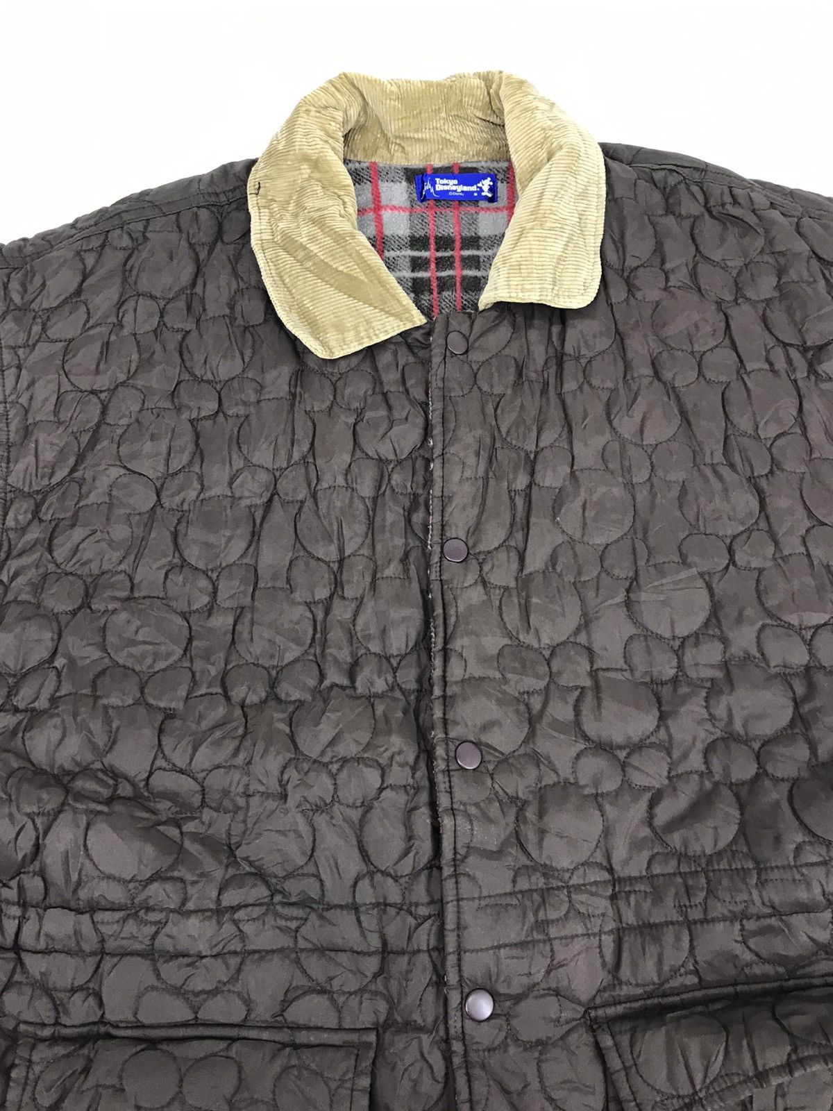 Disney Tokyo Disneyland Mickey Mouse All Over Logo Quilted Jacket Size US XL / EU 56 / 4 - 3 Thumbnail