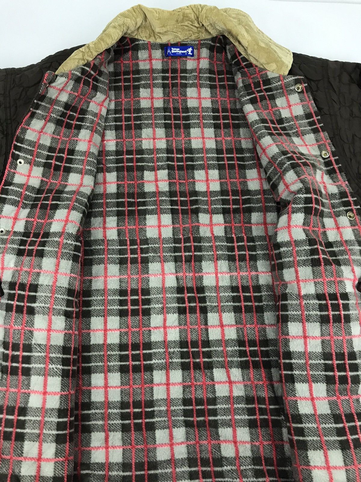 Disney Tokyo Disneyland Mickey Mouse All Over Logo Quilted Jacket Size US XL / EU 56 / 4 - 4 Thumbnail