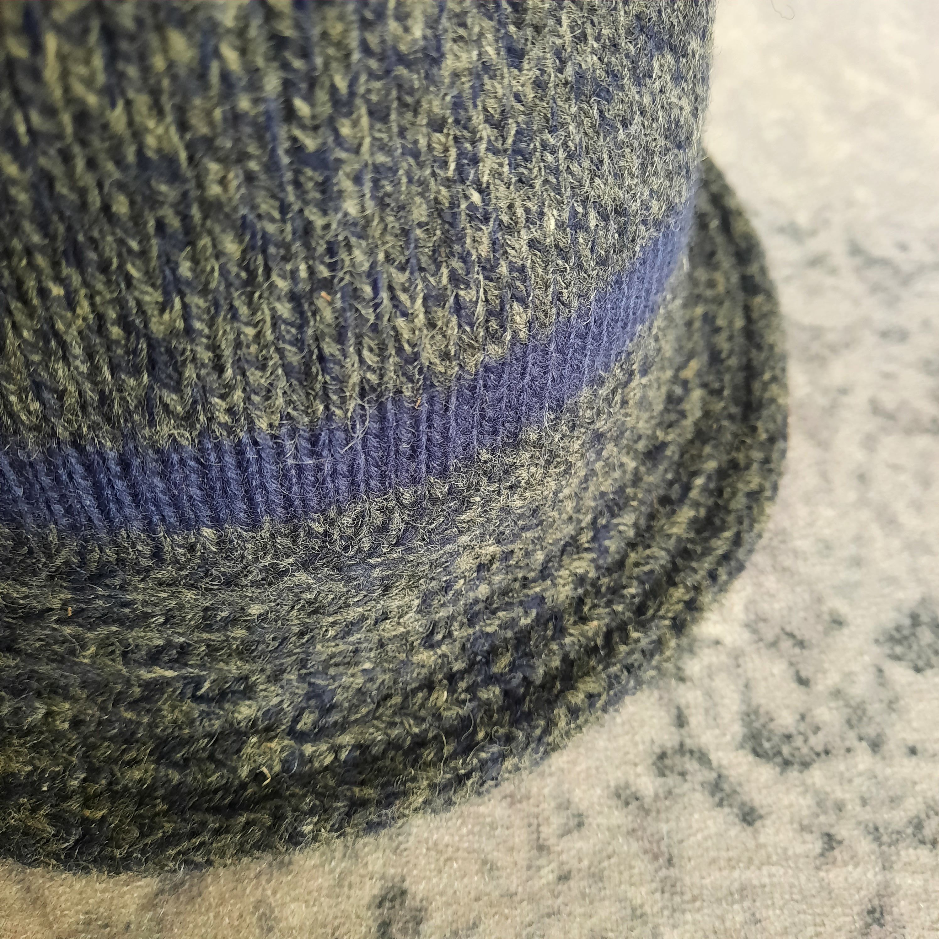 Vintage 🔥Vintage made in usa knit stripes wool hat Size ONE SIZE - 3 Thumbnail