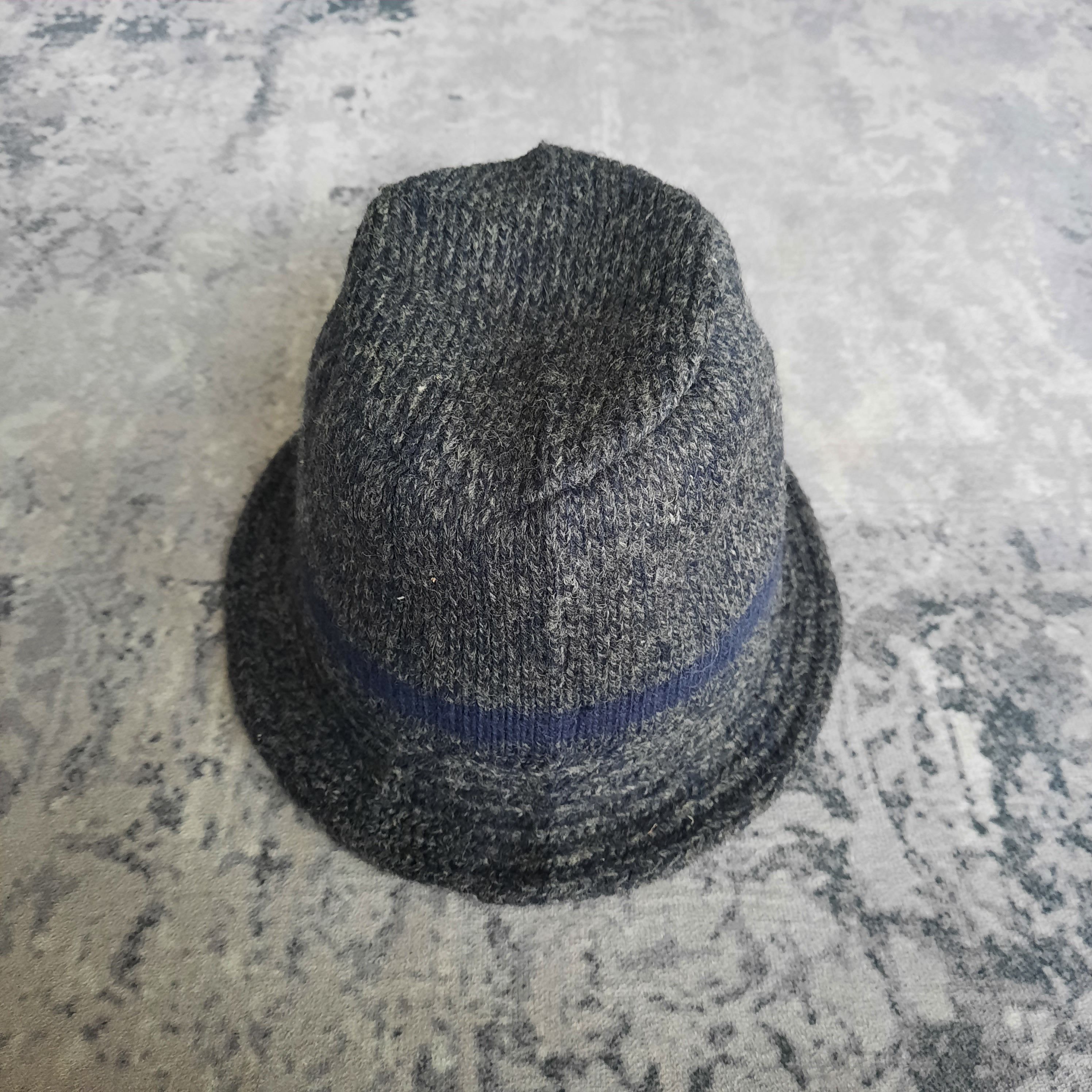 Vintage 🔥Vintage made in usa knit stripes wool hat Size ONE SIZE - 2 Thumbnail