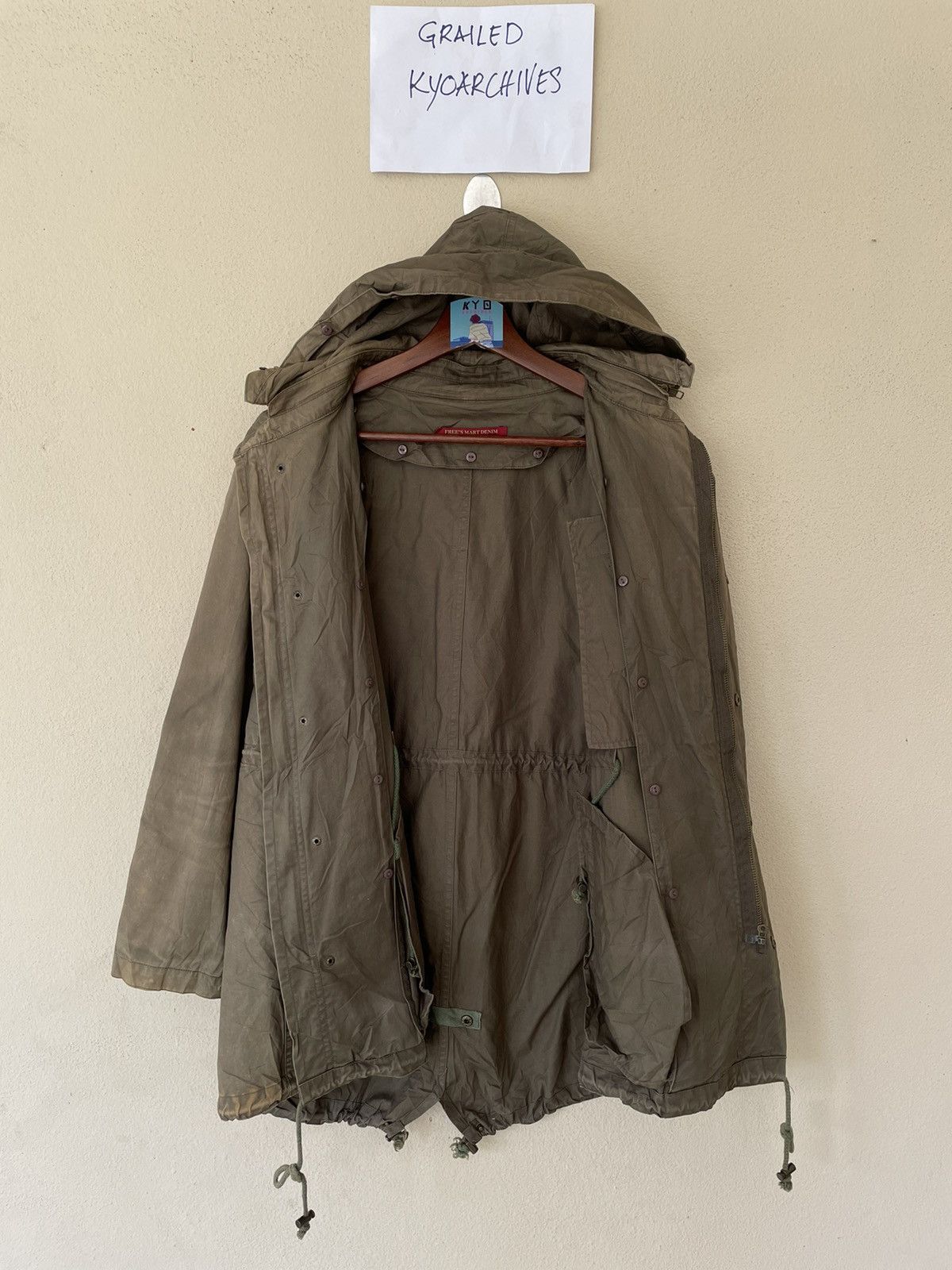 Japanese Brand VINTAGE FREE’S MARKET DENIM JAPANESE PARKAS Size US M / EU 48-50 / 2 - 7 Thumbnail