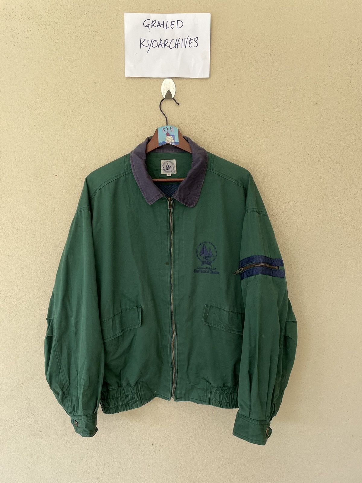 Vintage VINTAGE OYC SAILING GEAR JACKET Size US L / EU 52-54 / 3 - 2 Thumbnail