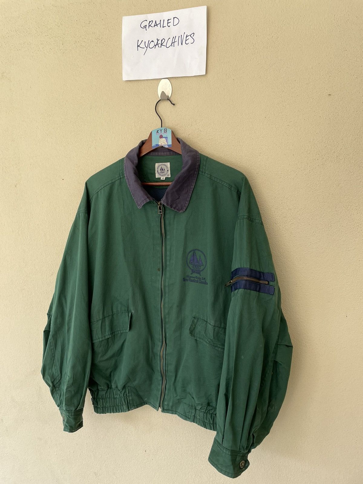Vintage VINTAGE OYC SAILING GEAR JACKET Size US L / EU 52-54 / 3 - 3 Thumbnail