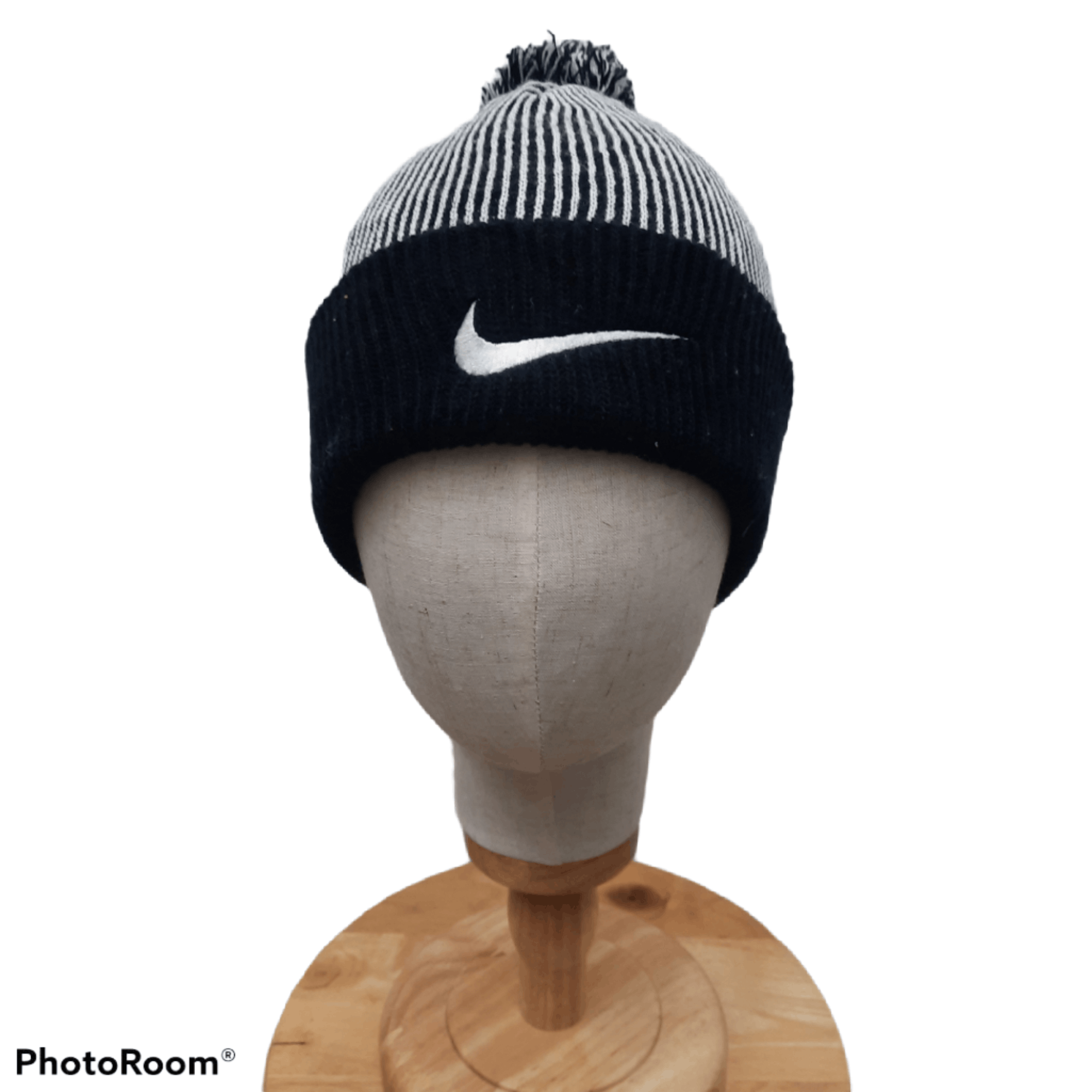 🔥Vintage 90s nike big logo swoosh embroidery beanie hat