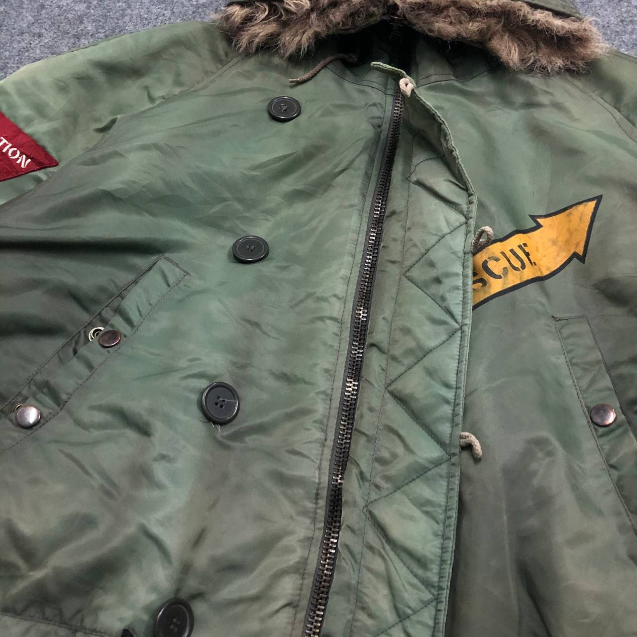 Avirex × Vintage 🔥RARE🔥Vintage Avirex Sun Faded Parka Jacket Size US M / EU 48-50 / 2 - 7 Thumbnail