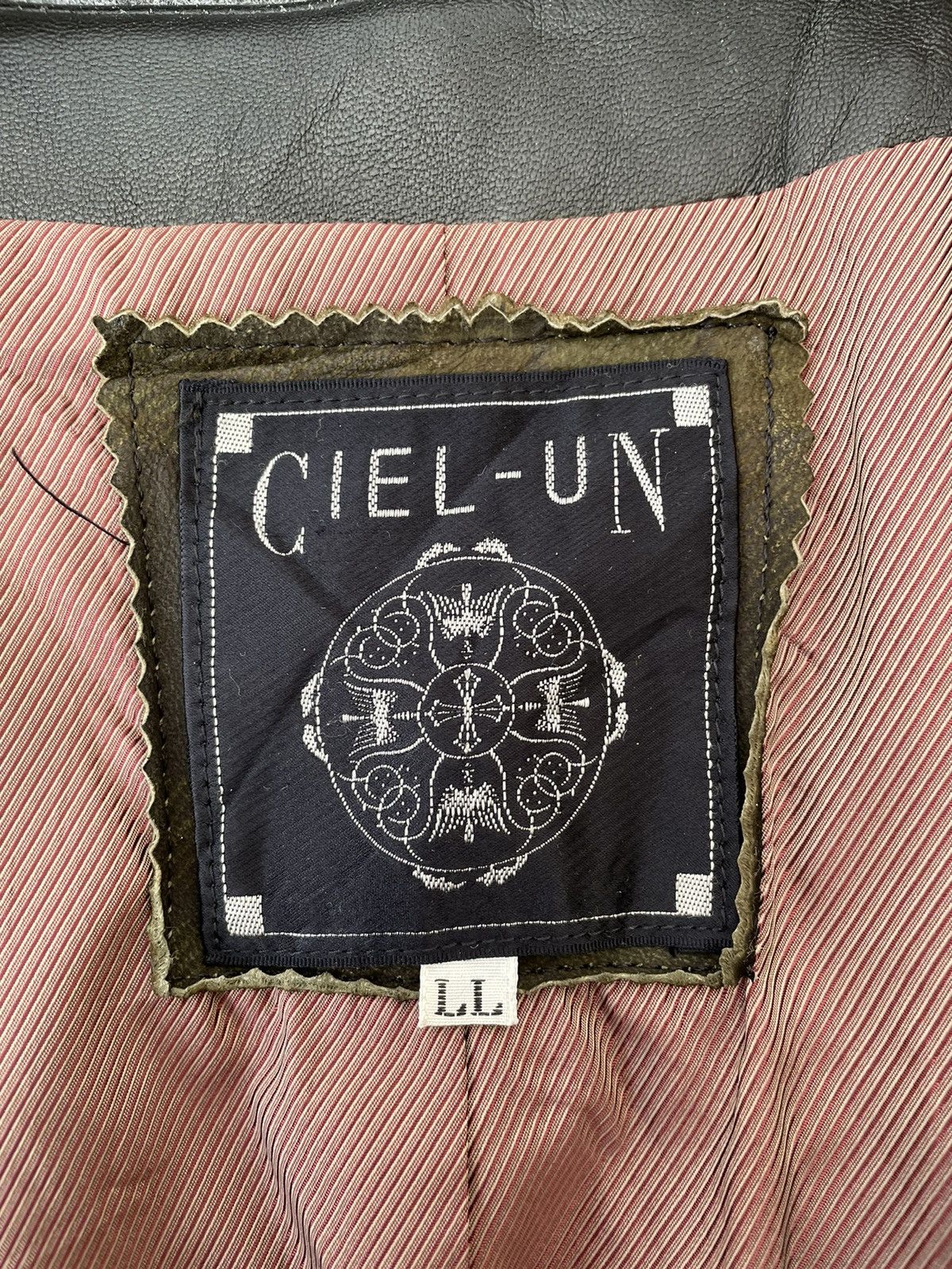 Japanese Brand × Vintage VINTAGE CIEL UN HYBRID LEATHER VEST Size US L / EU 52-54 / 3 - 6 Thumbnail